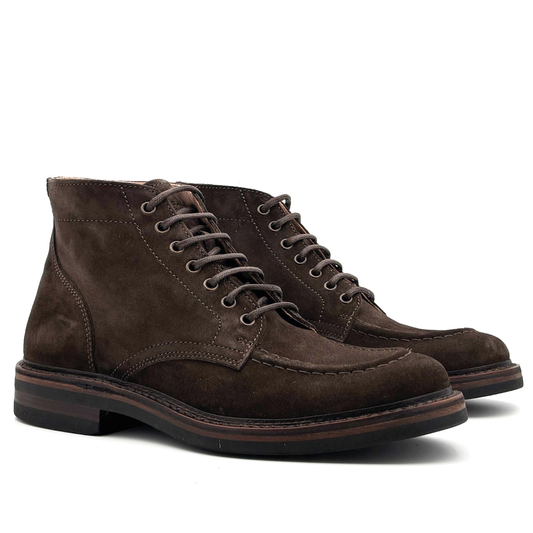 Nuvoflex Rubber Dark Chestnut Suede