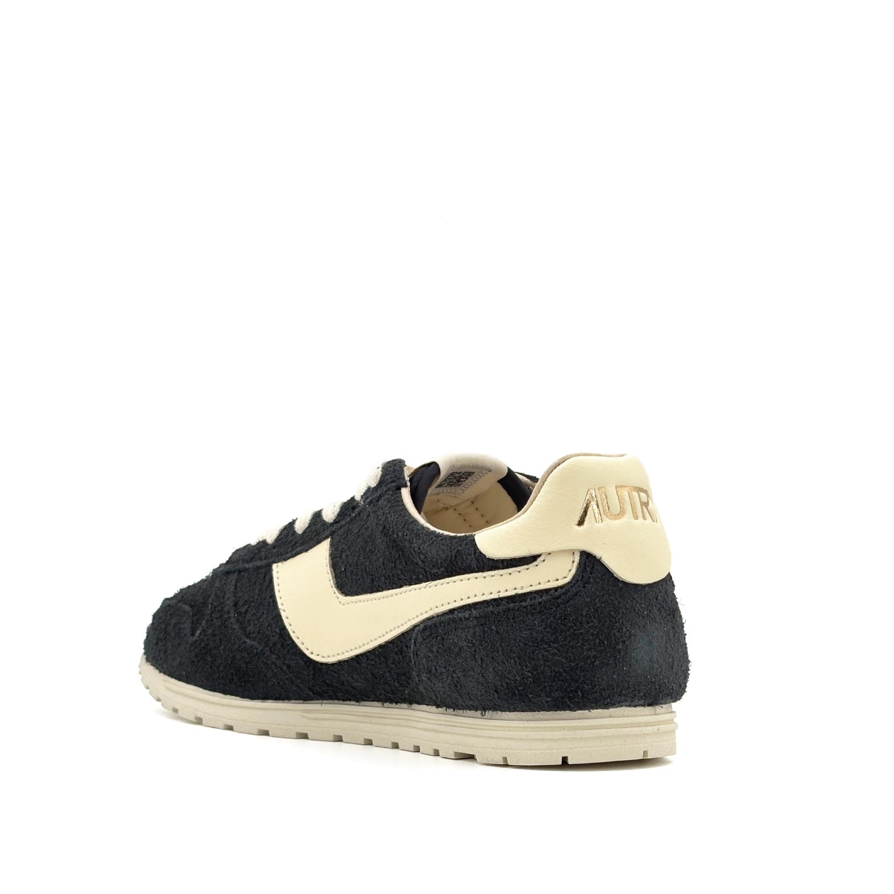 Windspin Low Women Suede Leather Black Rutabaga