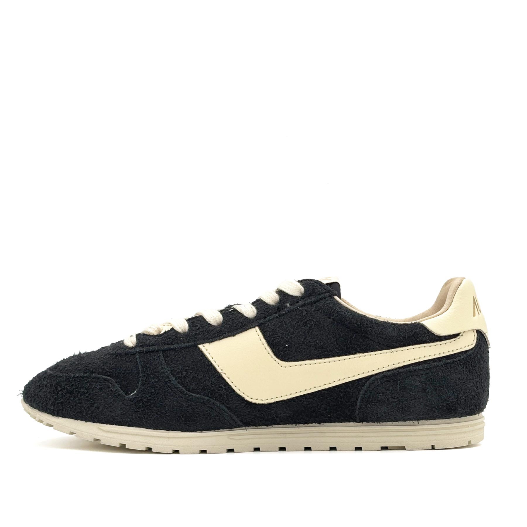 Windspin Low Women Suede Leather Black Rutabaga