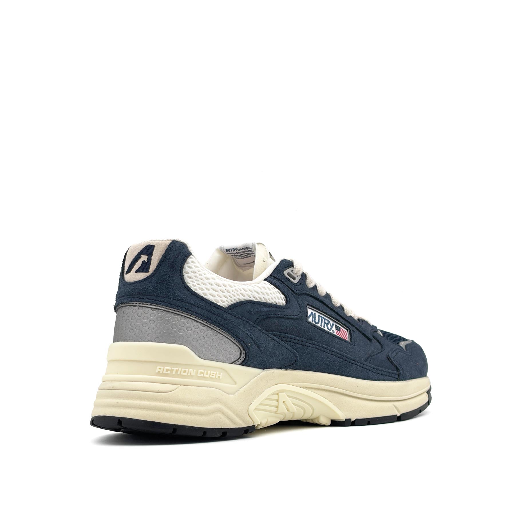 Hyperway Low Man Suede Mesh Bluette Silver