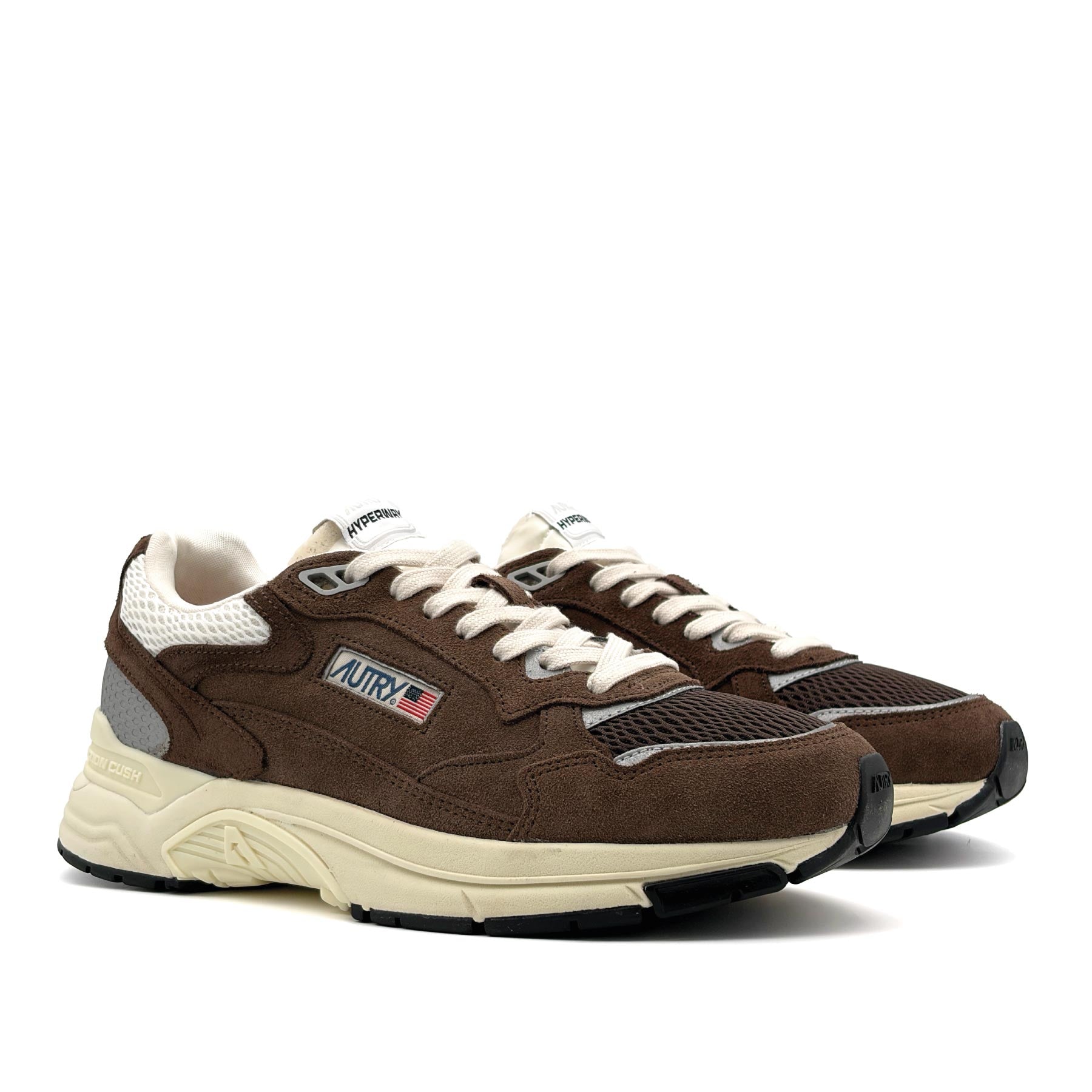 Hyperway Low Man Suede Mesh Cotton Marshmallow Terracotta