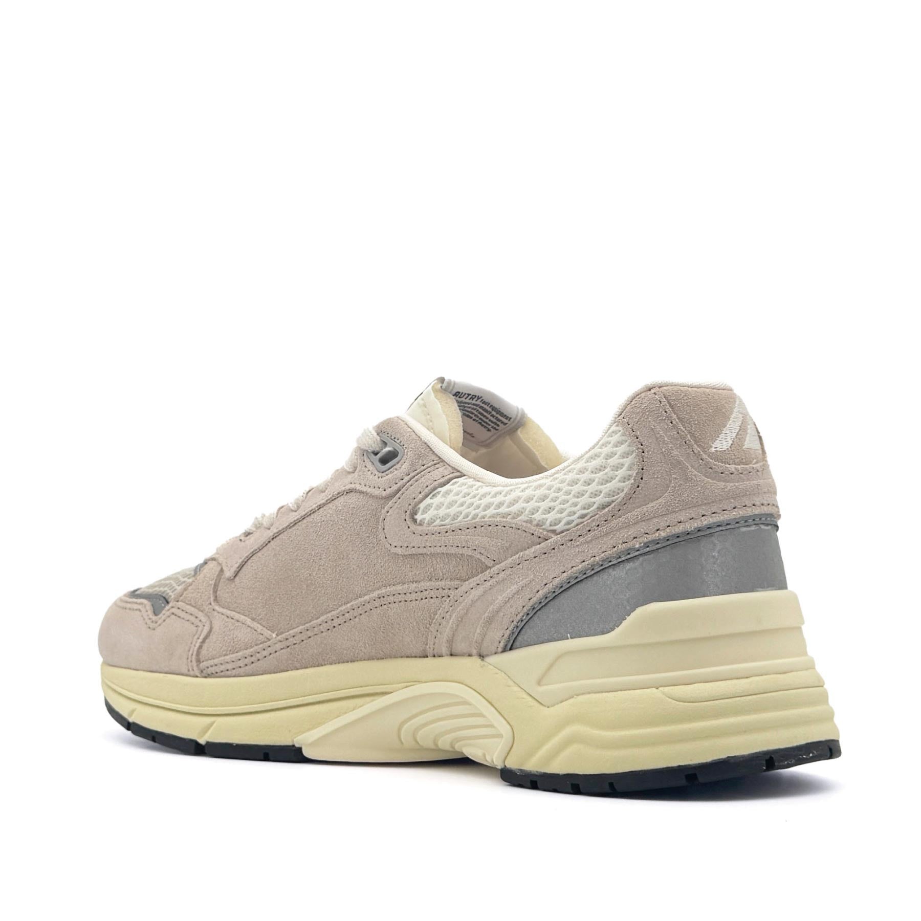 Hyperway Low Man Suede Mesh Sand Silver
