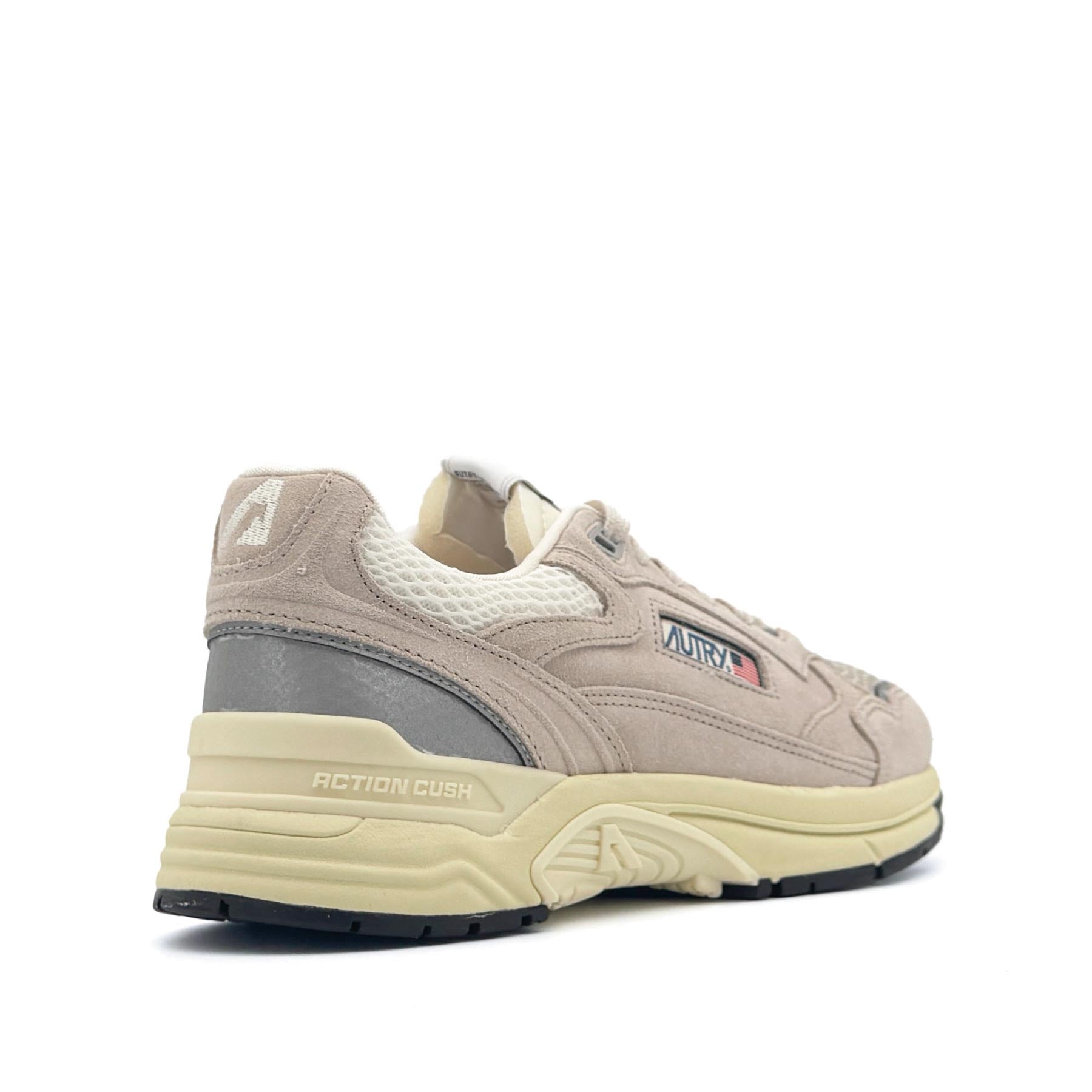 Hyperway Low Man Suede Mesh Sand Silver