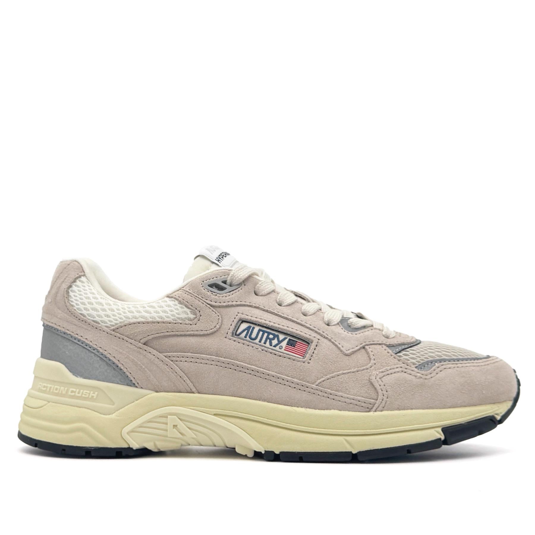 Hyperway Low Man Suede Mesh Sand Silver