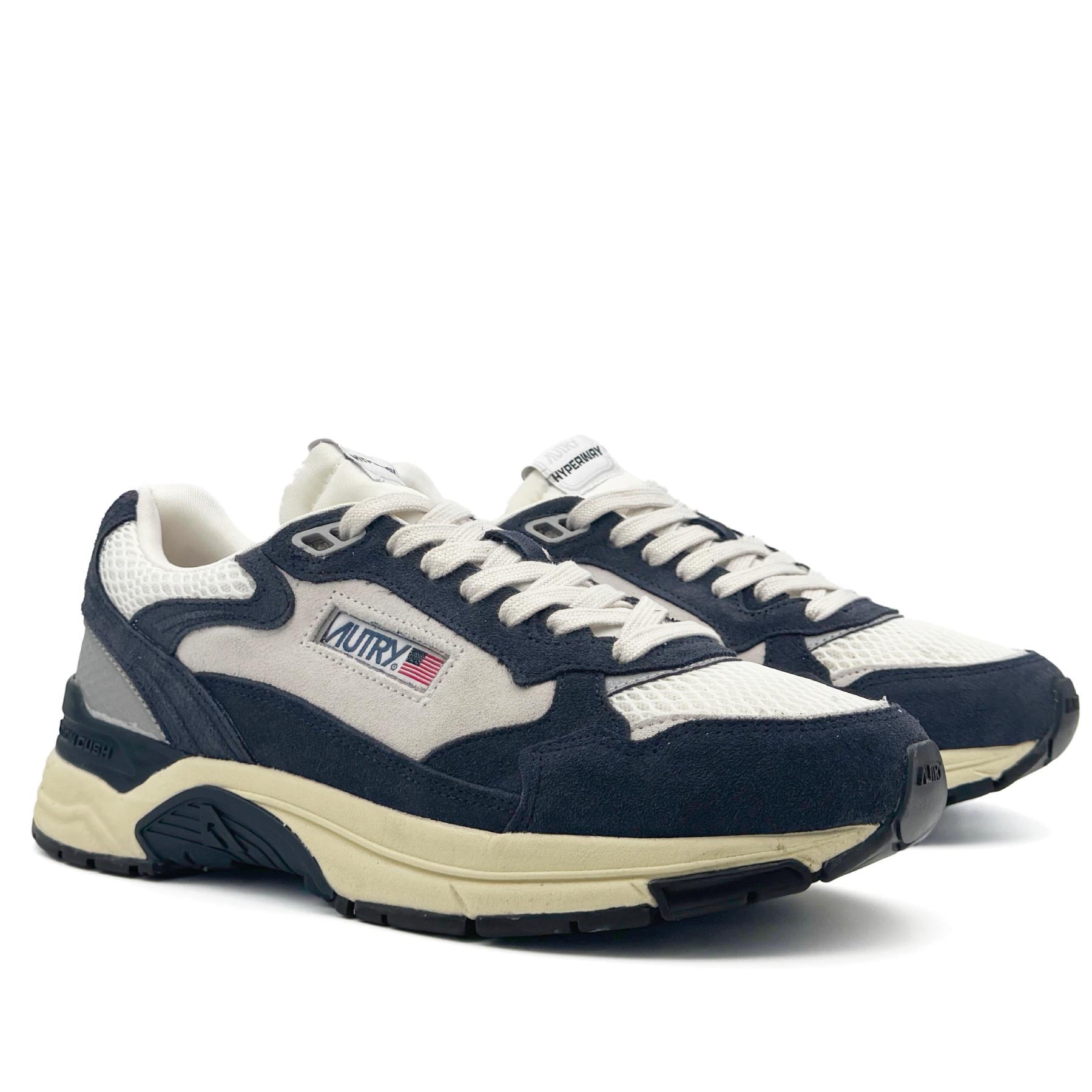 Hyperway Low Man Suede Mesh Spblue Silver