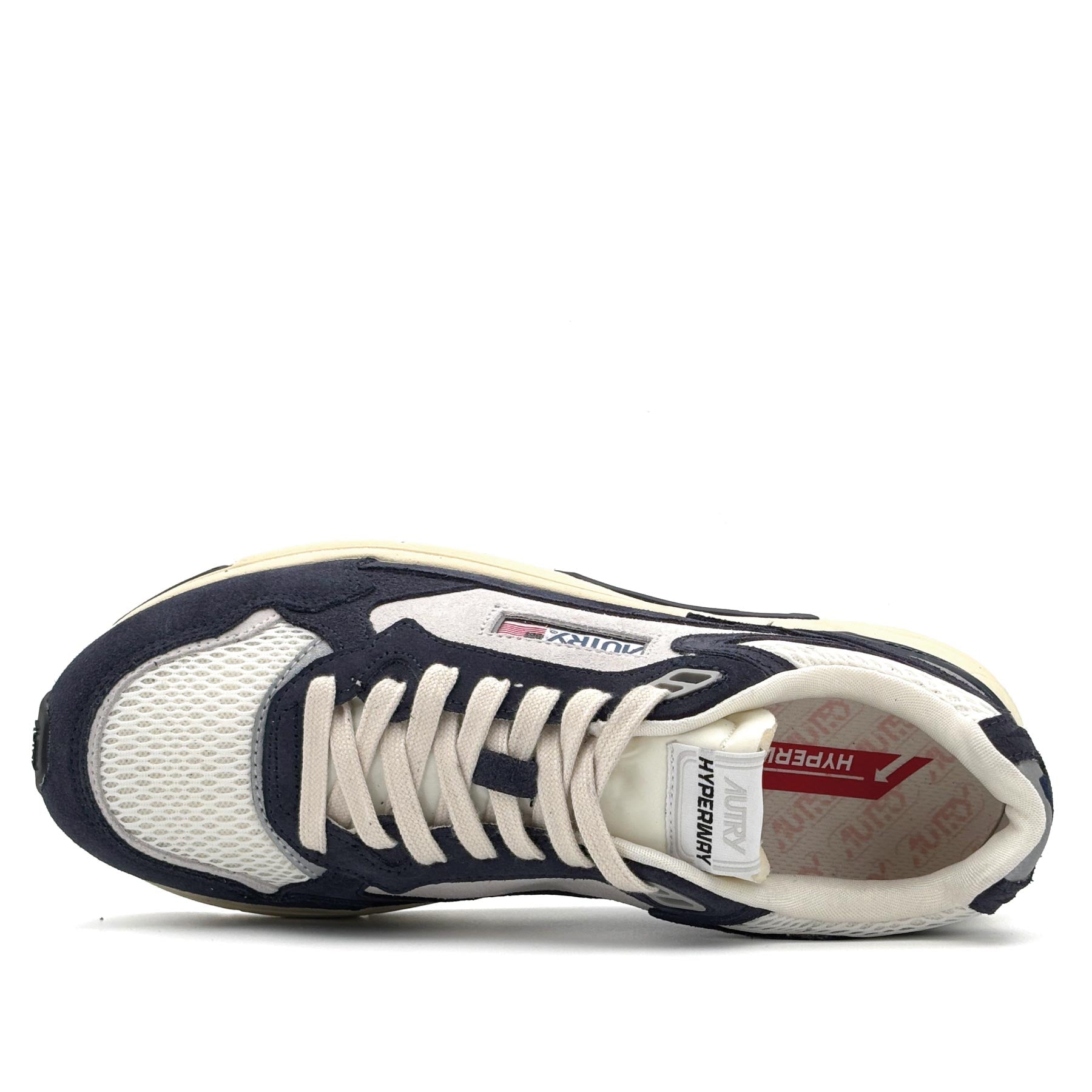 Hyperway Low Man Suede Mesh Sport Blue Silver