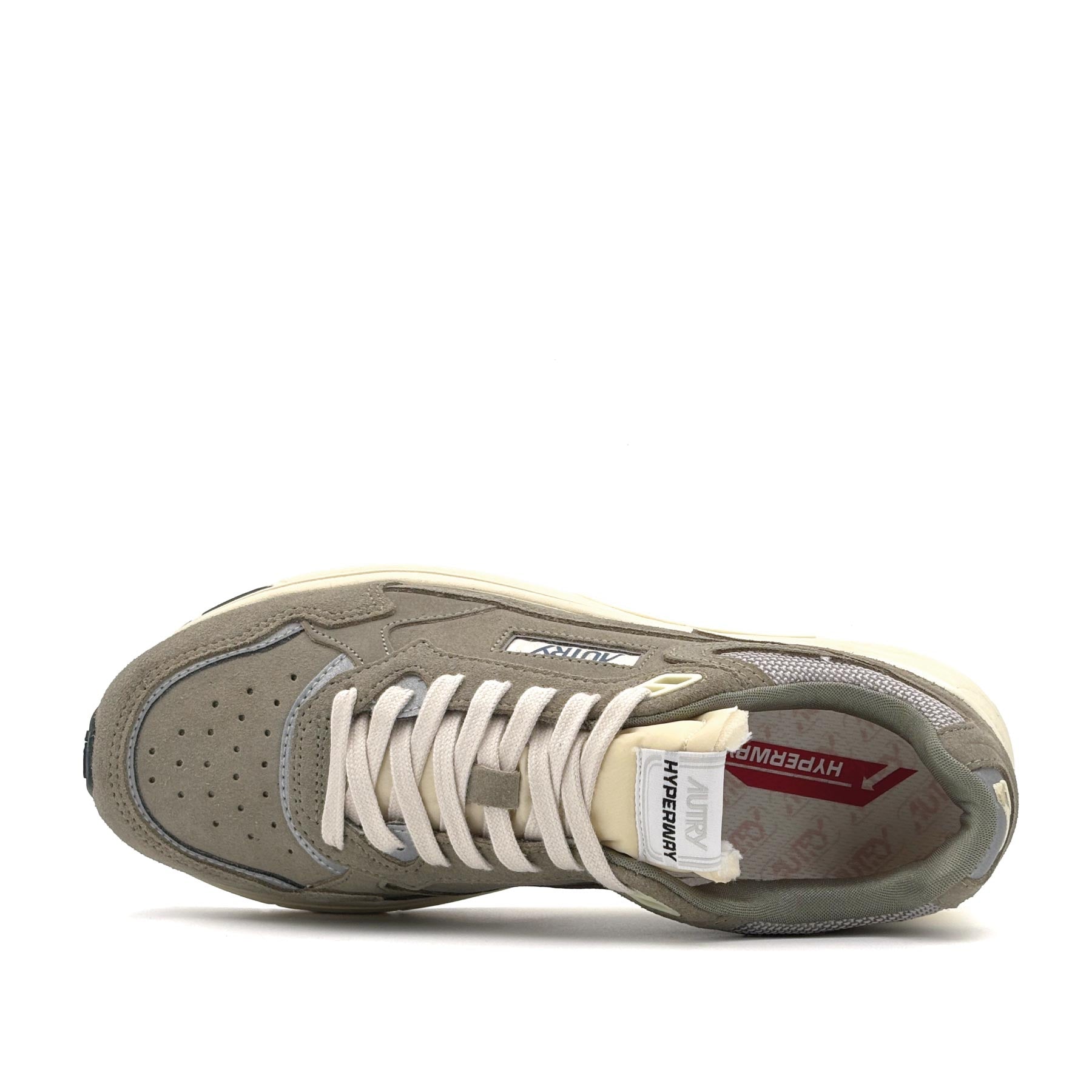 Hyperway Low Man Suede Meshref Thyme Silver