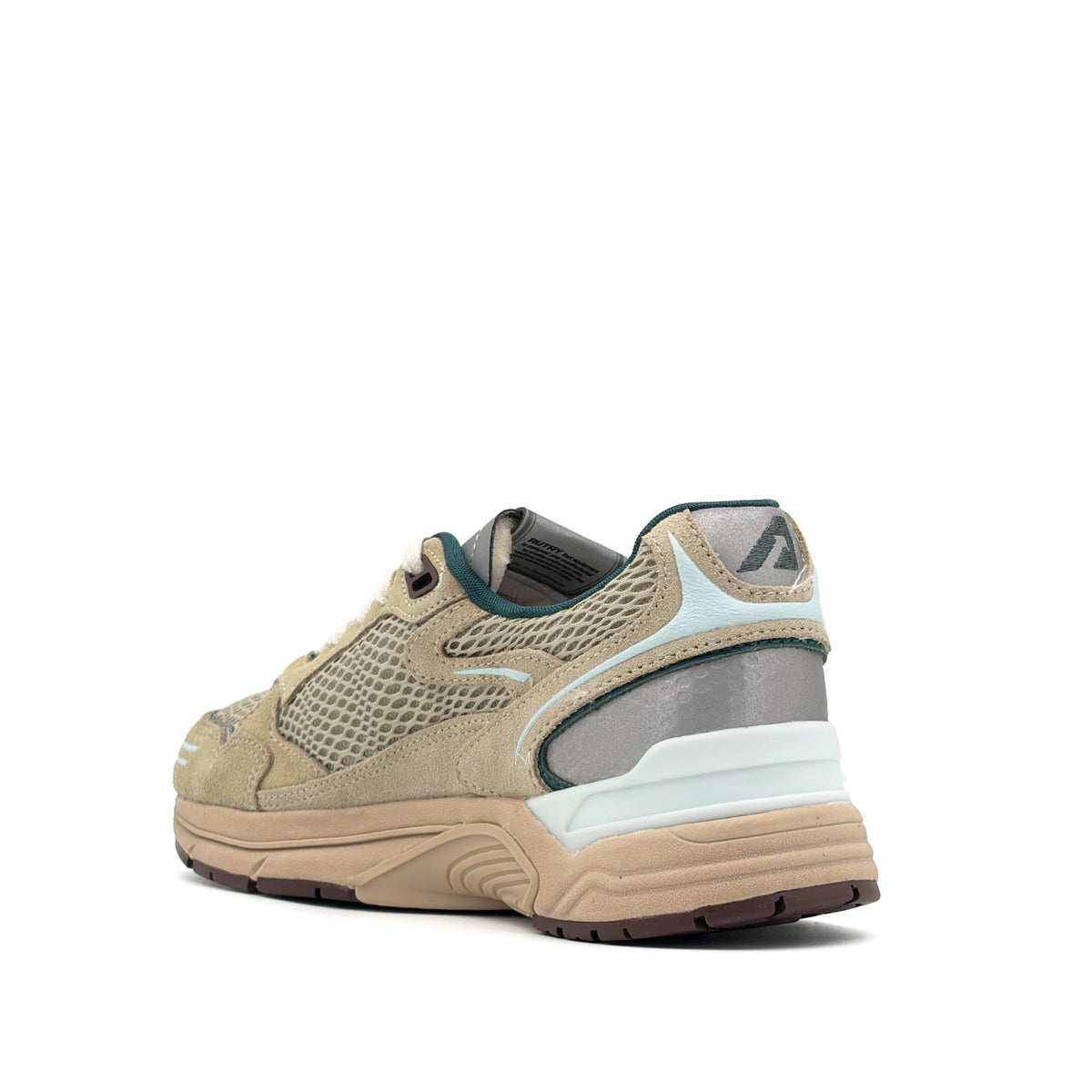 Hyperway Low Women Suede Mesh Ecru Spa Blue