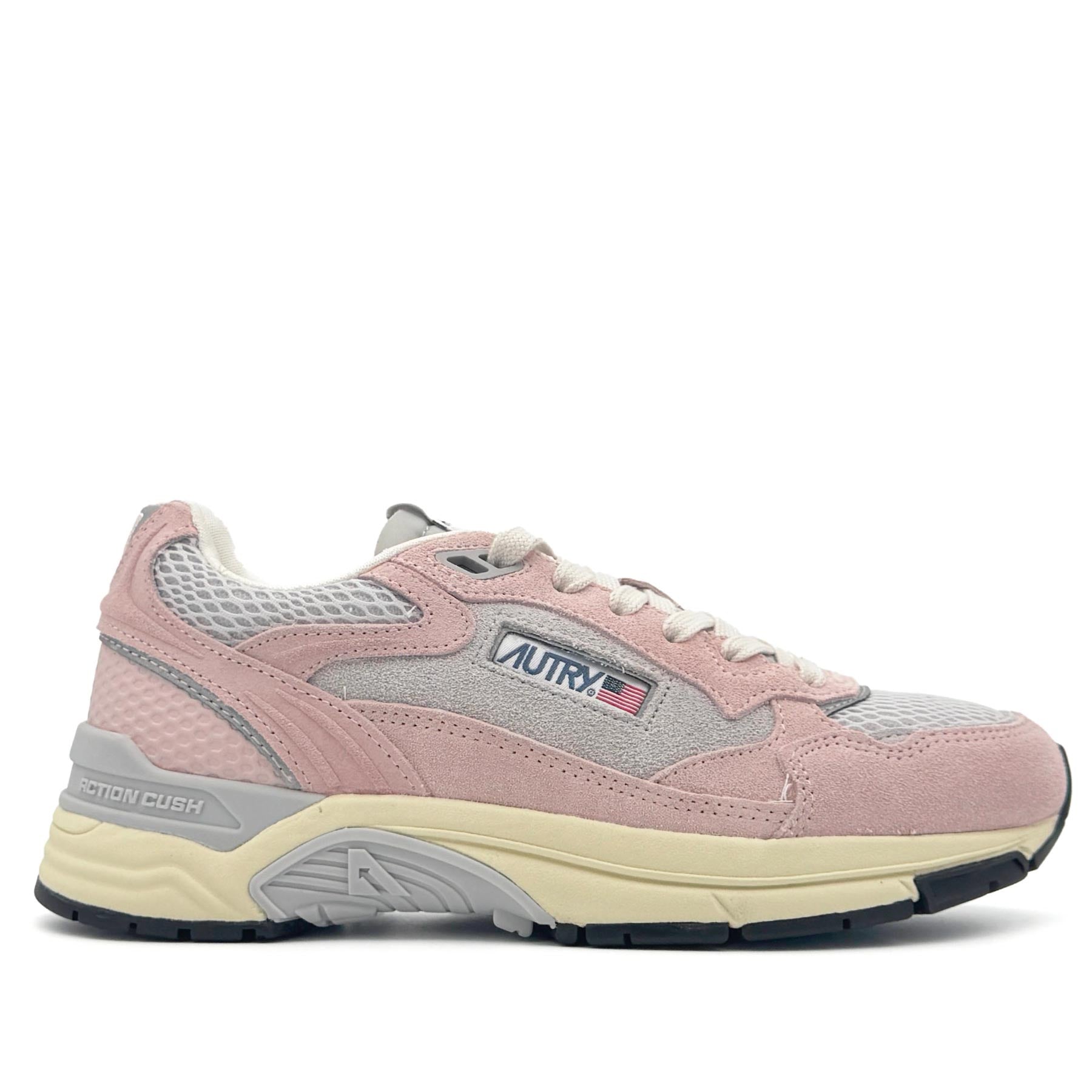 Hyperway Low Women Suede Mesh Powder Silver