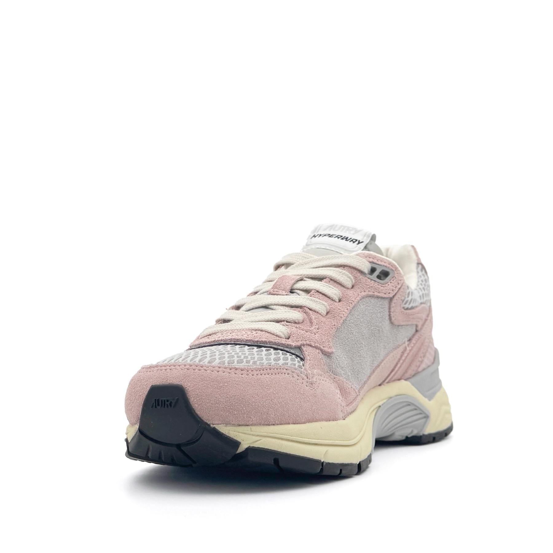 Hyperway Low Women Suede Mesh Powder Silver