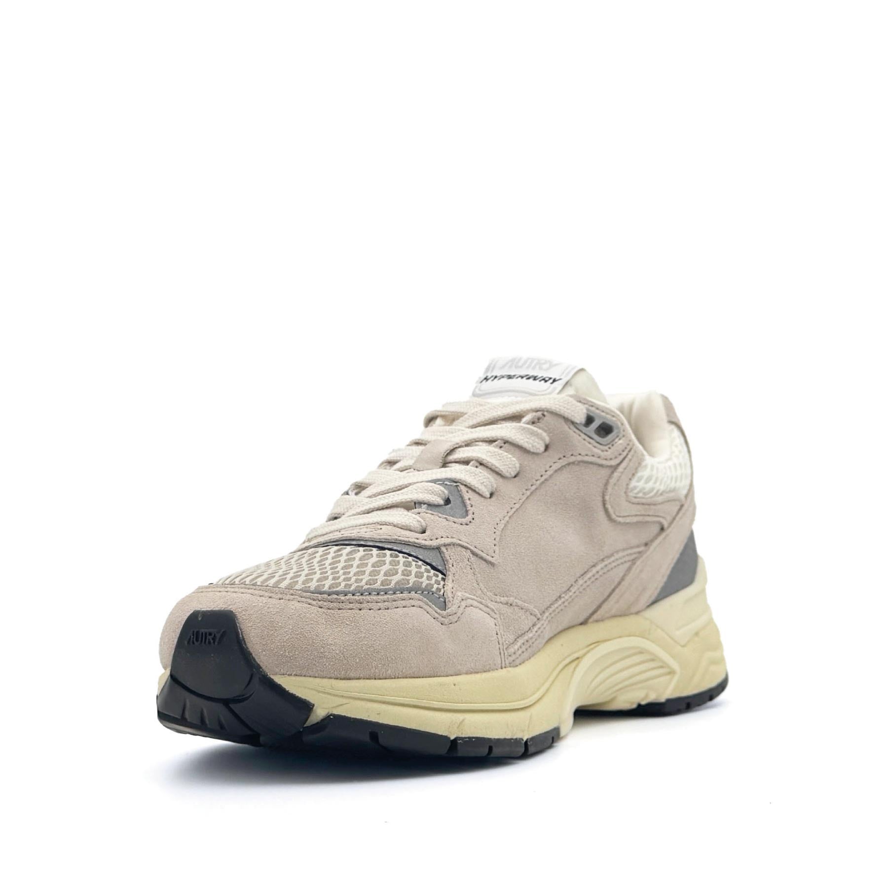 Hyperway Low Women Suede Mesh Sand Silver