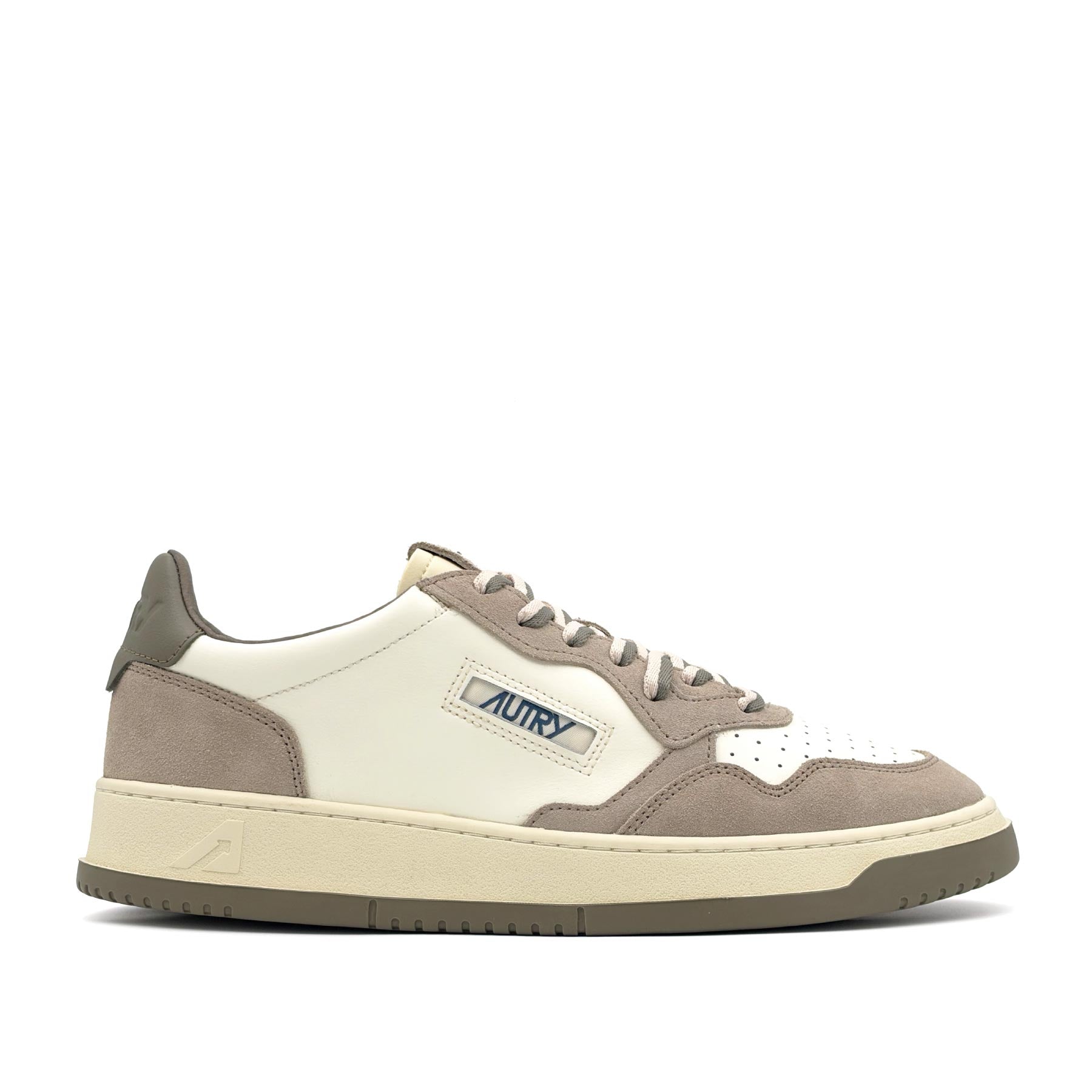 Medalist Low Man Leather Suede Bicolor White Licorice