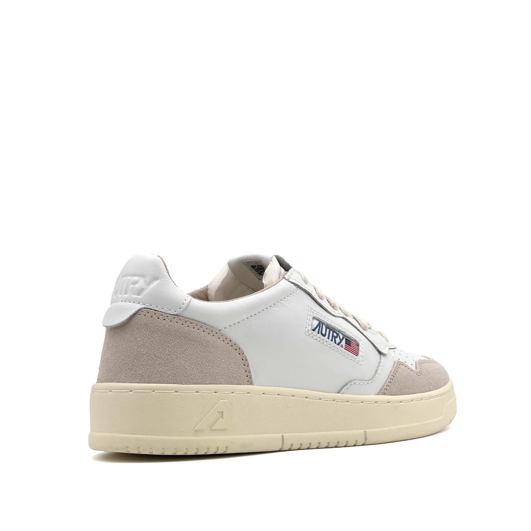 Medalist Low Man Leather Suede White