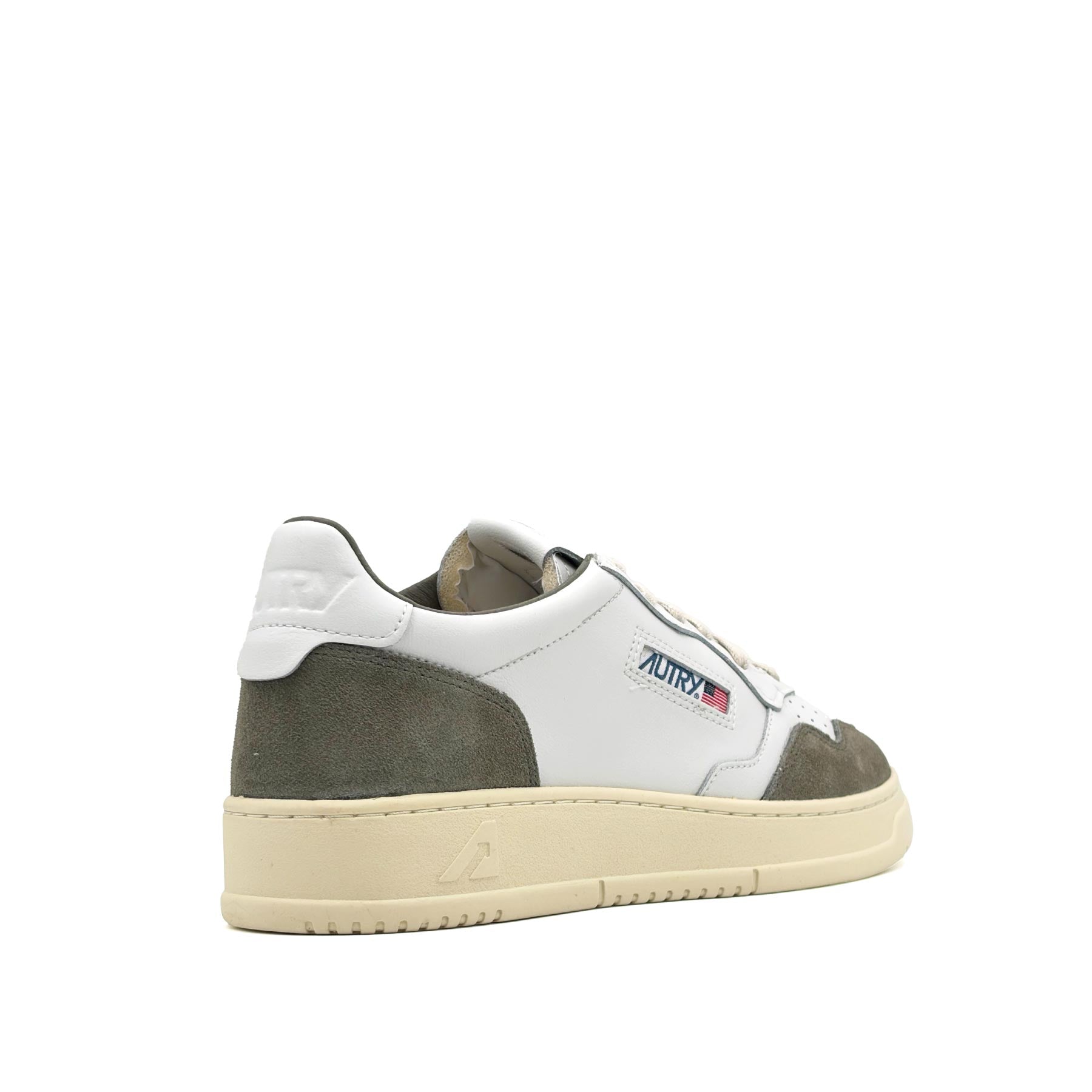 Medalist Low Man Soft Leather White Smoked Green
