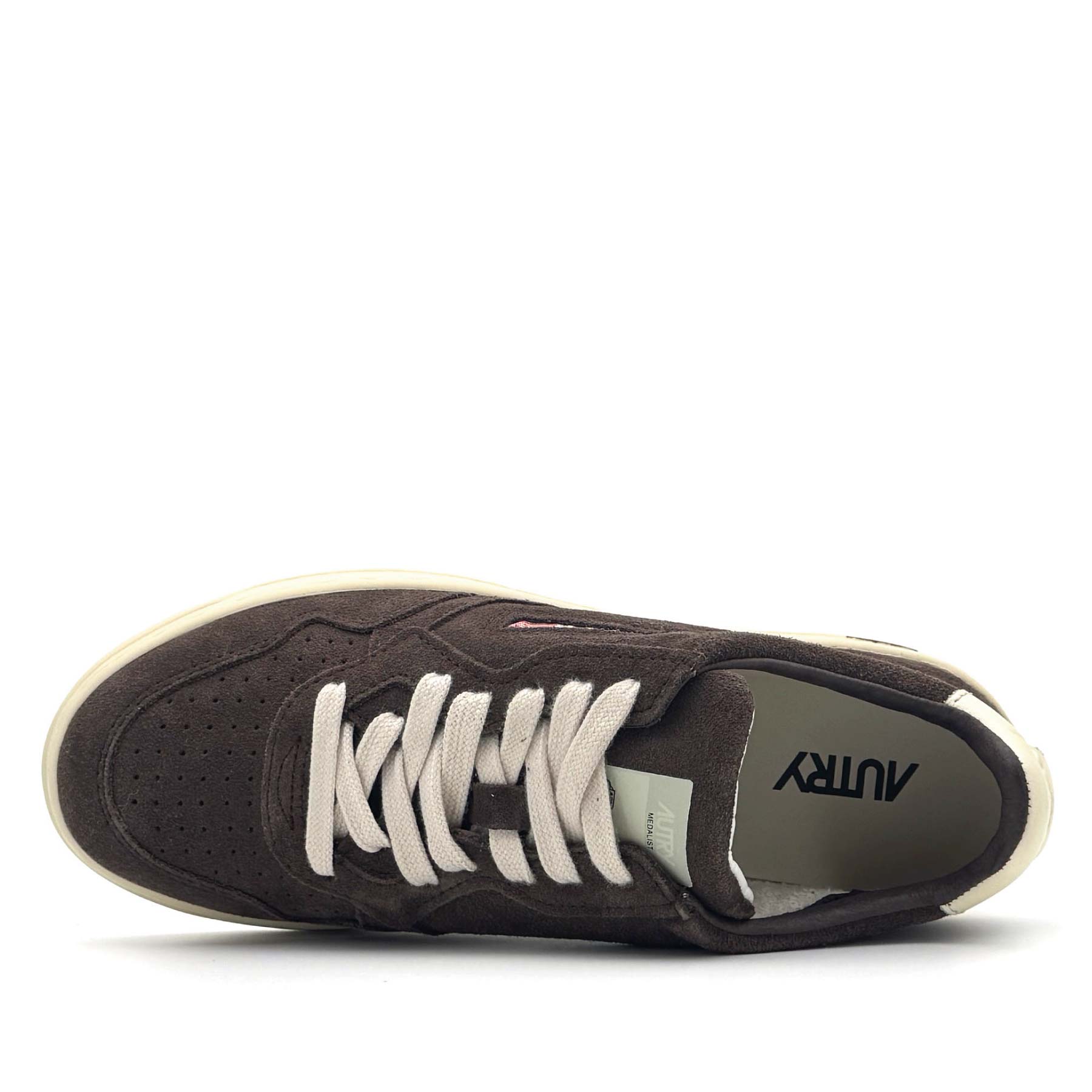 Medalist Low Women Finish Suede Moka White