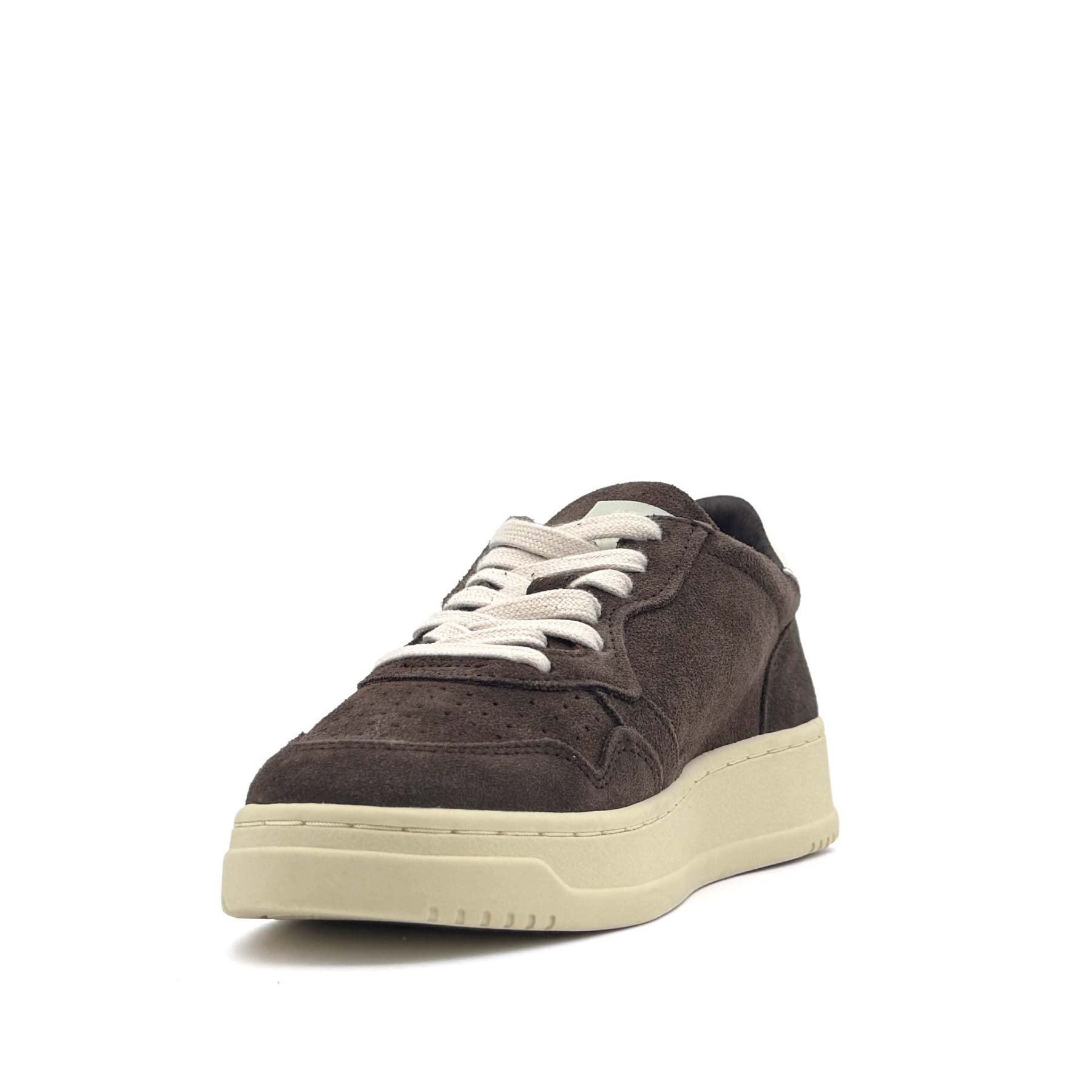 Medalist Low Women Finish Suede Moka White