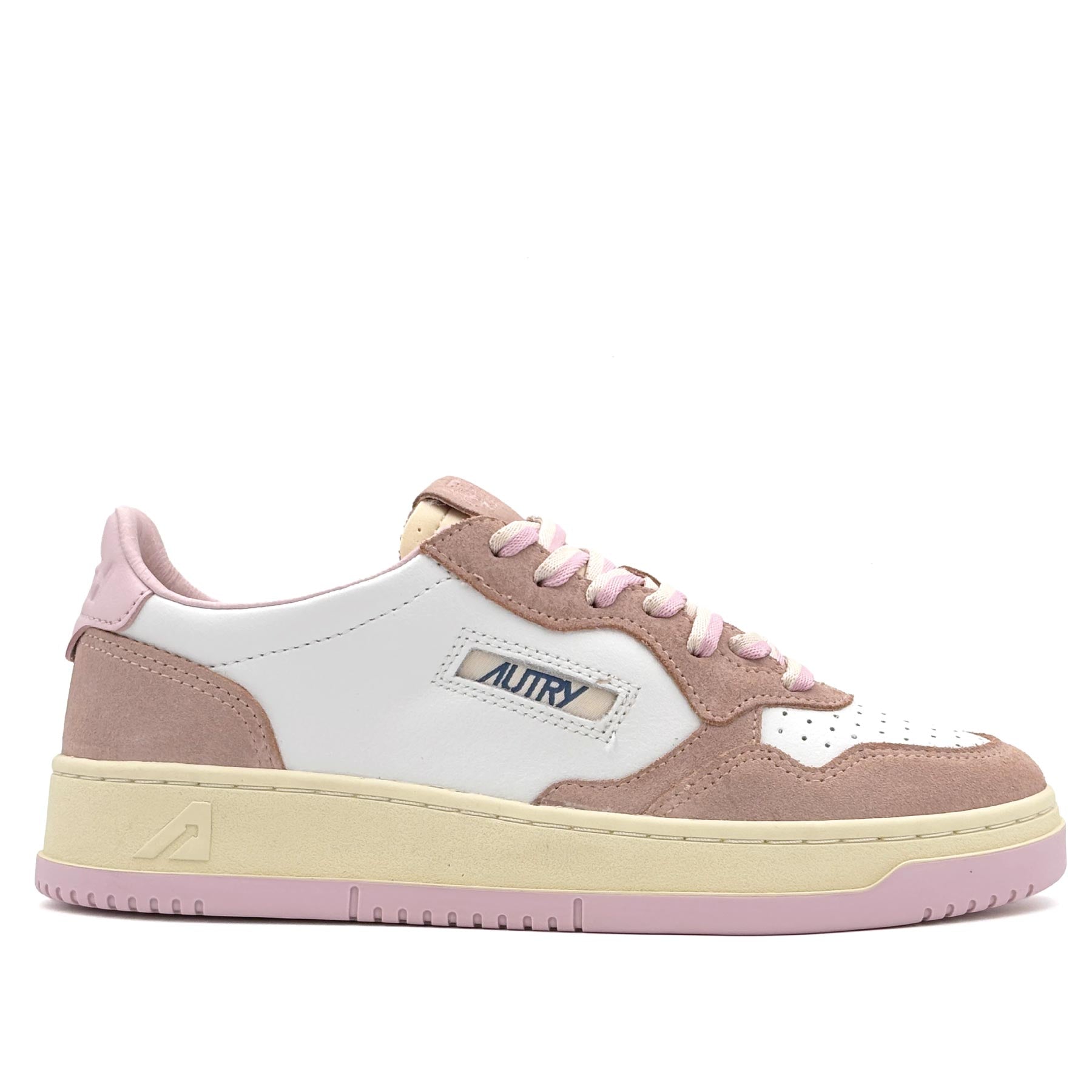 Medalist Low Women Leather Suede Lilac White Phard