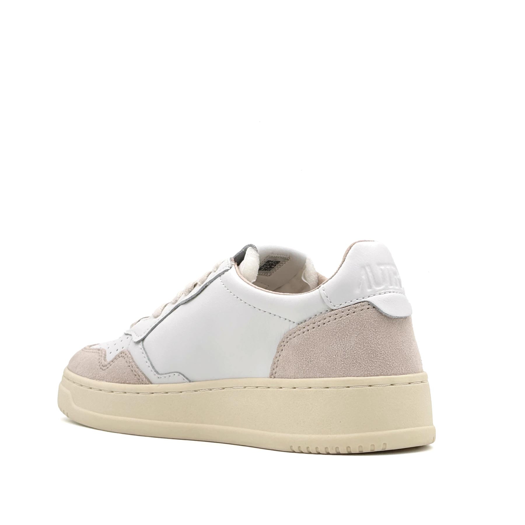 Medalist Low Women Leather Suede White