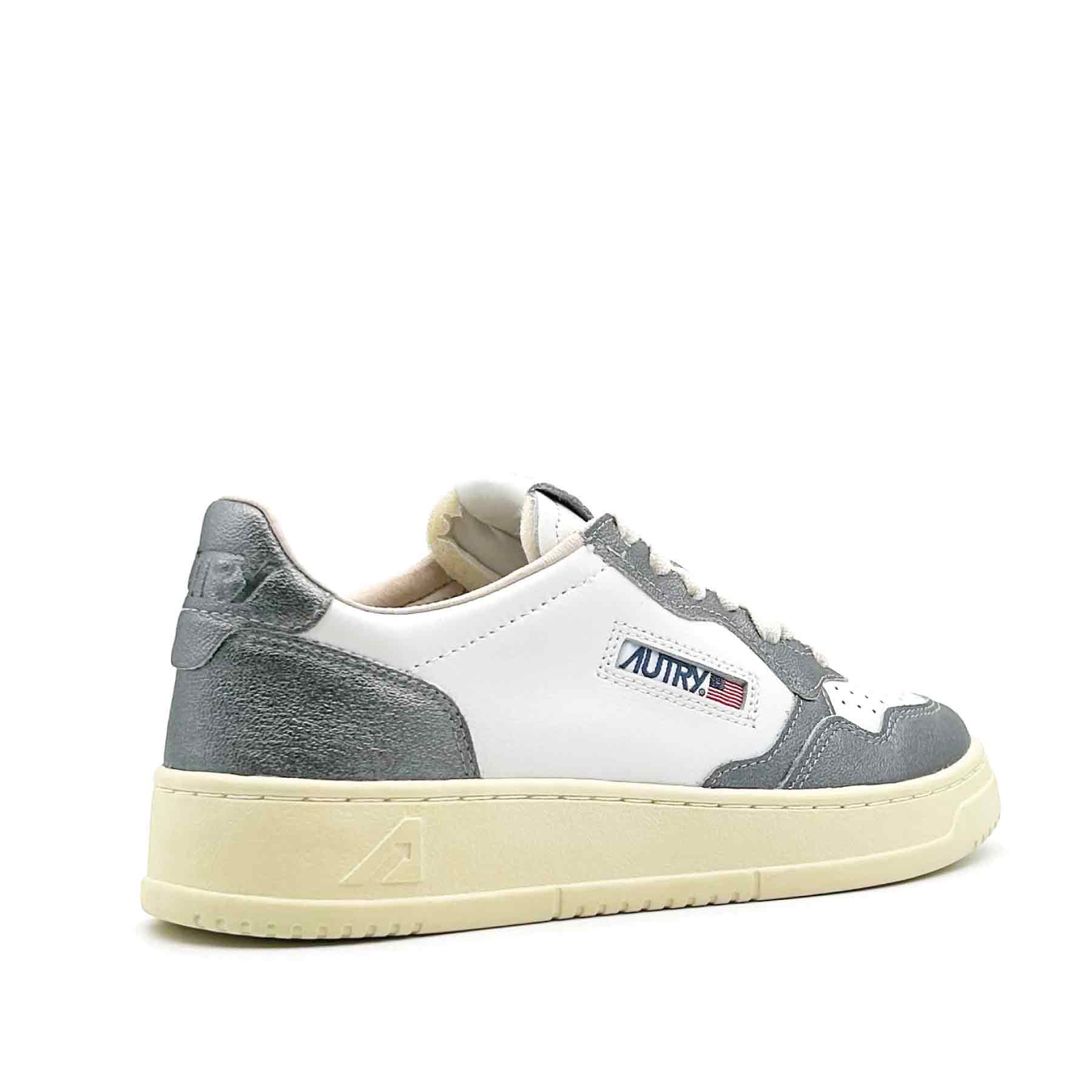 Medalist Low Women Leather White Steel