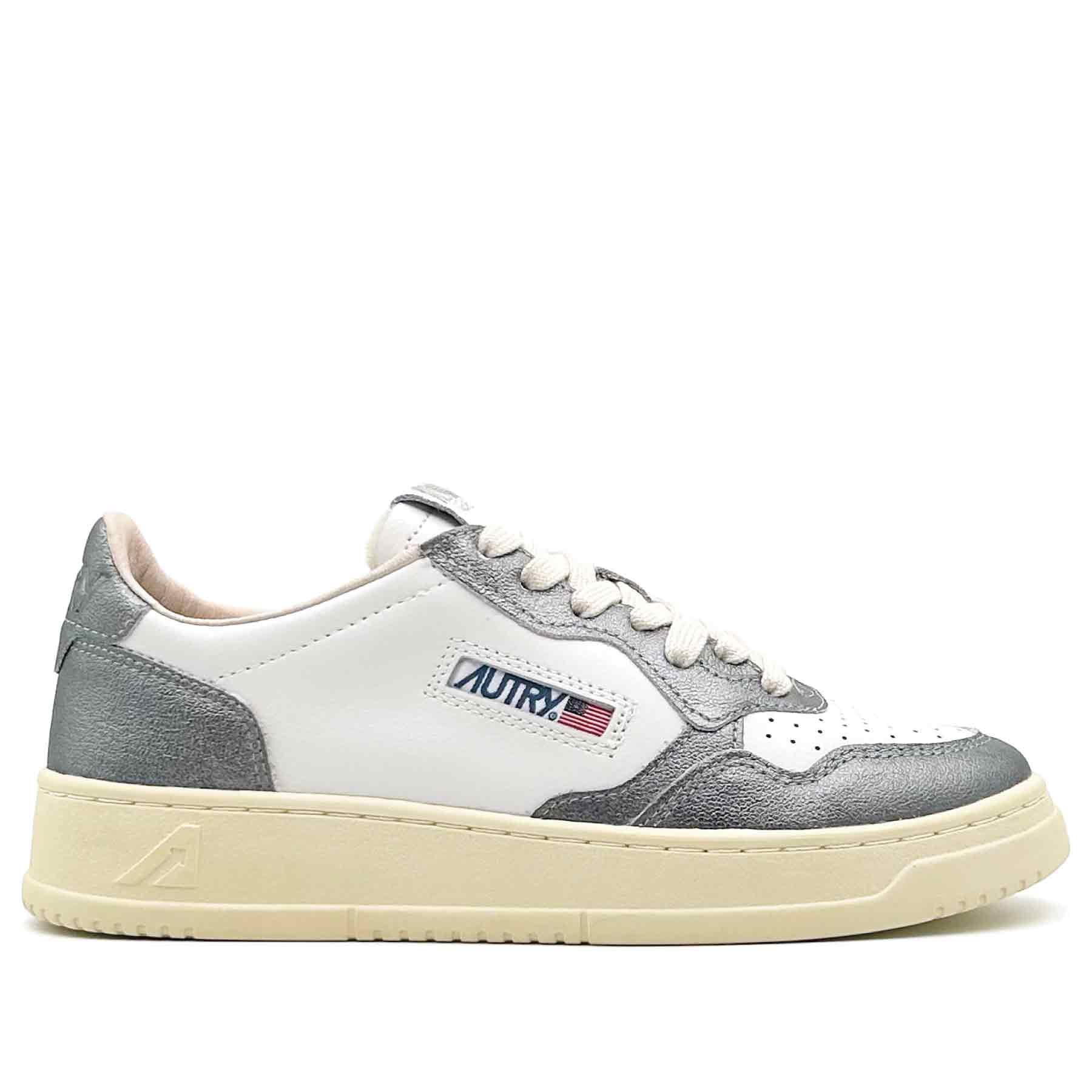 Medalist Low Women Leather White Steel