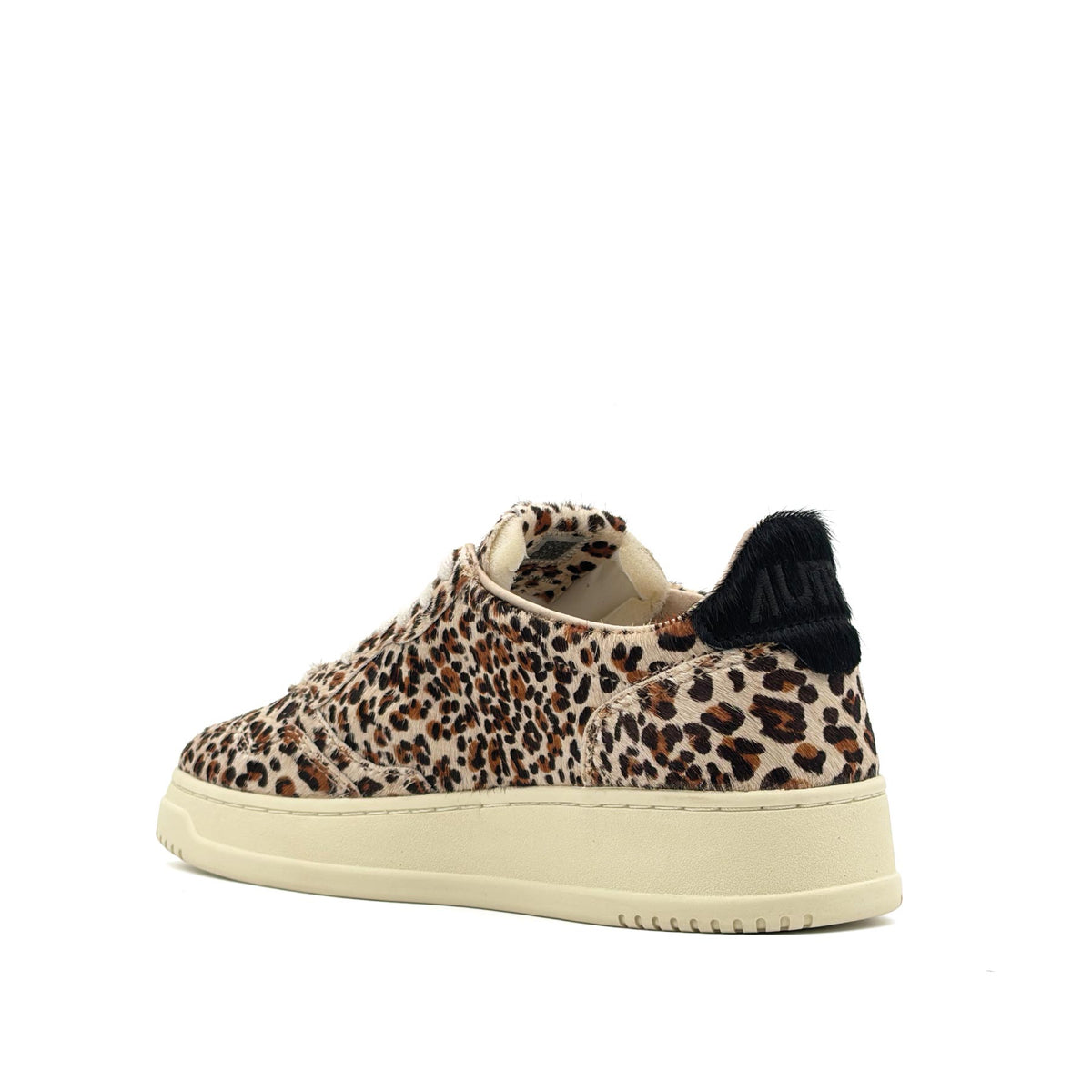 Medalist Low Women Pony Safari Leopard Black