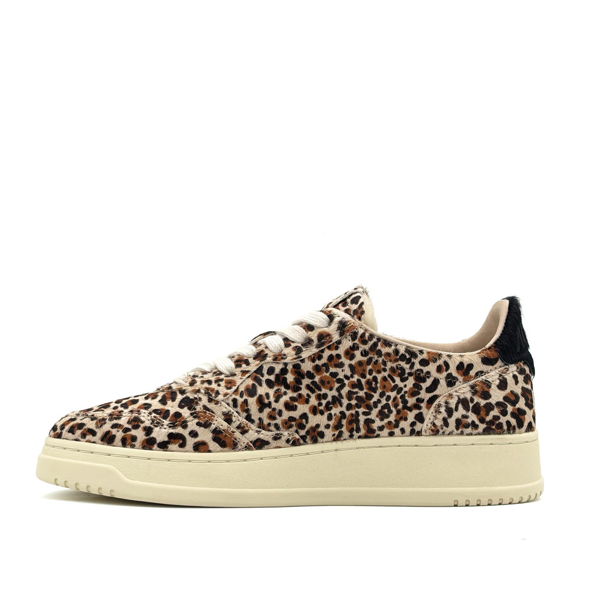 Medalist Low Women Pony Safari Leopard Black