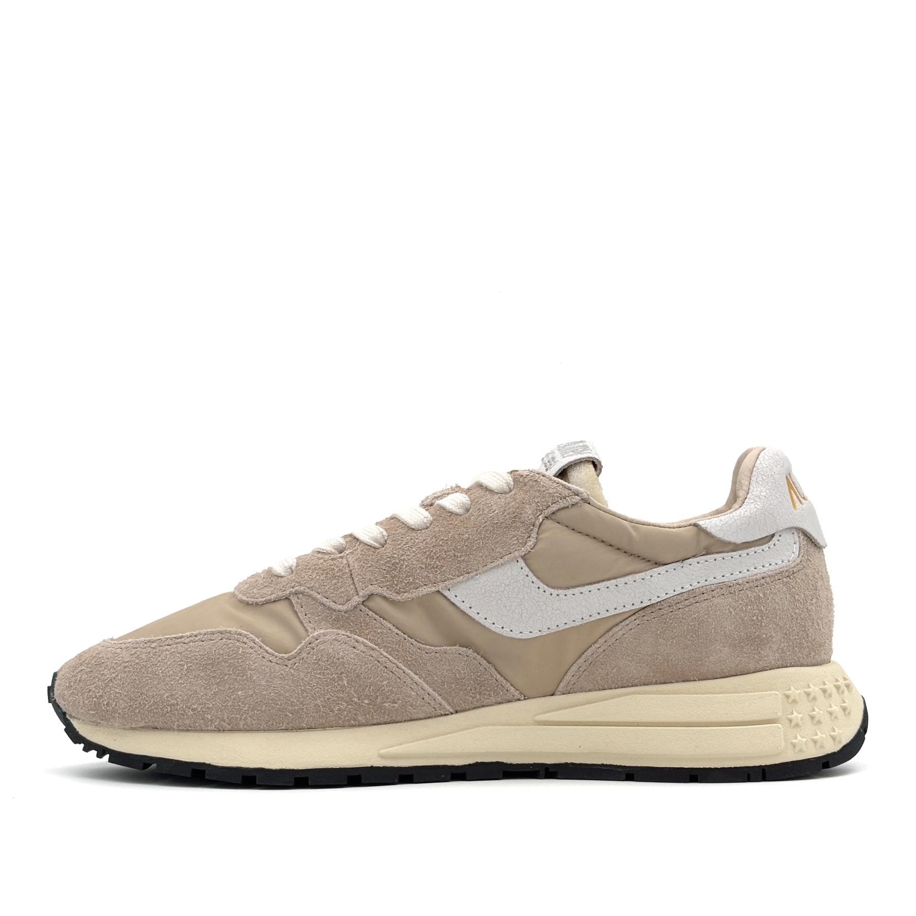 Reelwind Low Man Nylon Suede White Beige