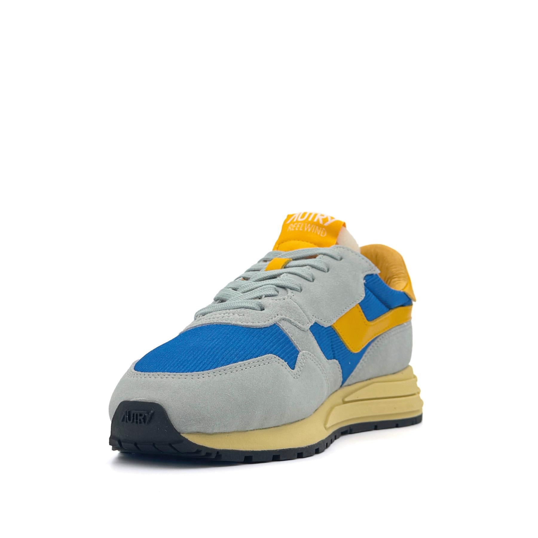 Reelwind Low Man Suede Mesh Blue Day Lily