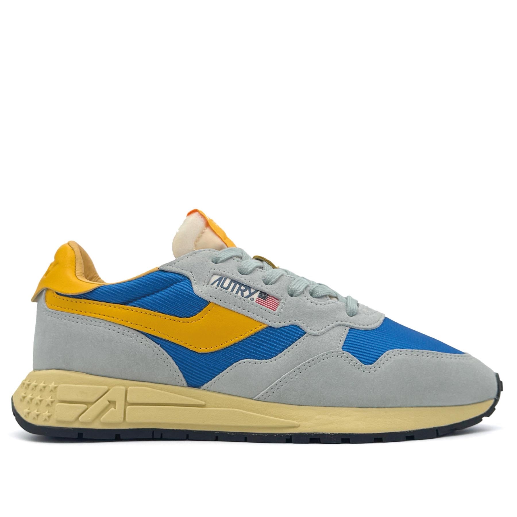 Reelwind Low Man Suede Mesh Blue Day Lily