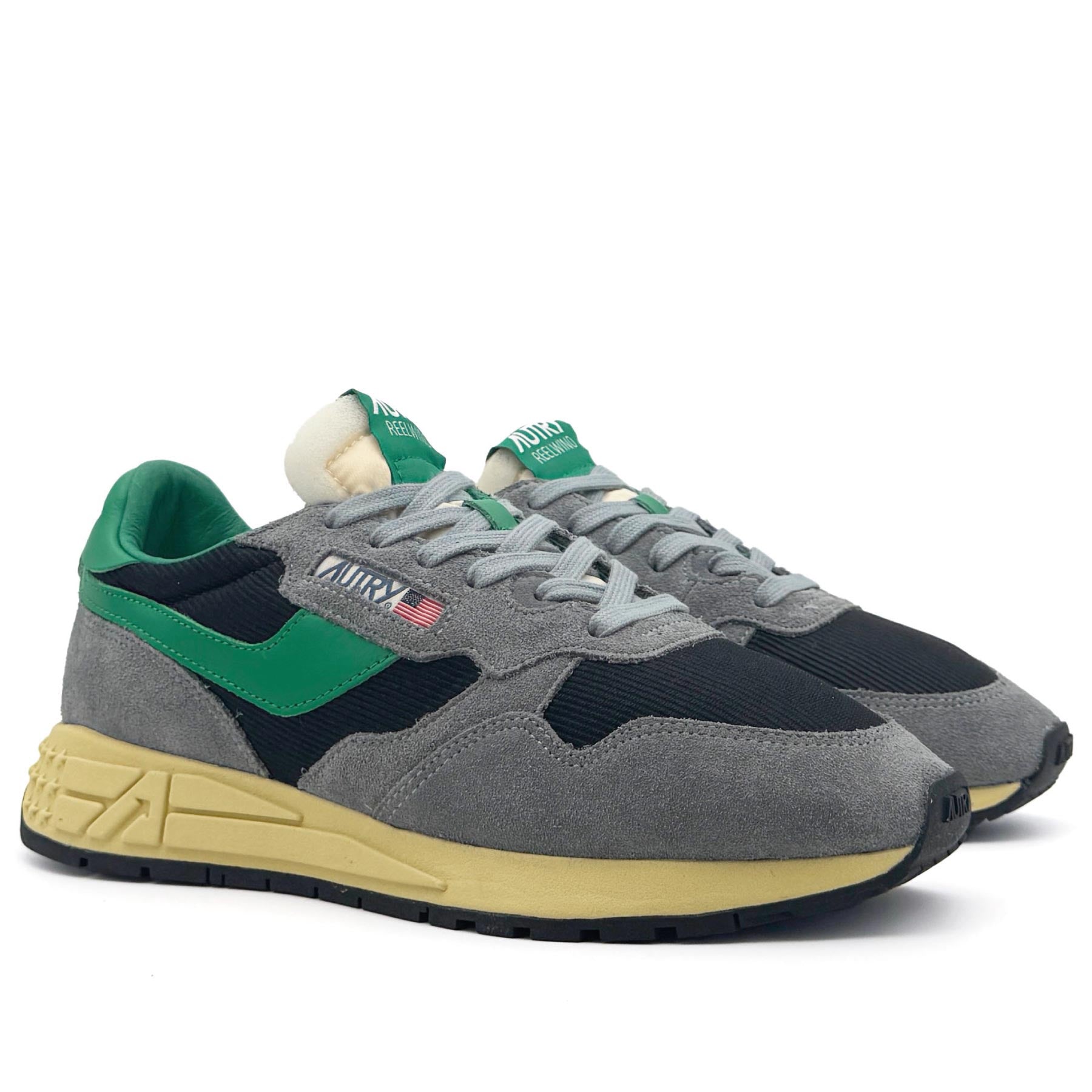 Reelwind Low Man Suede Mesh Peat Grntam