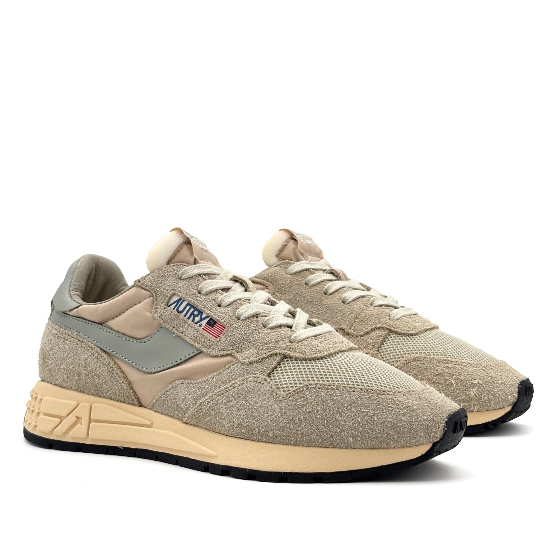 Reelwind Low Man Suede Net Sponge Seagrass