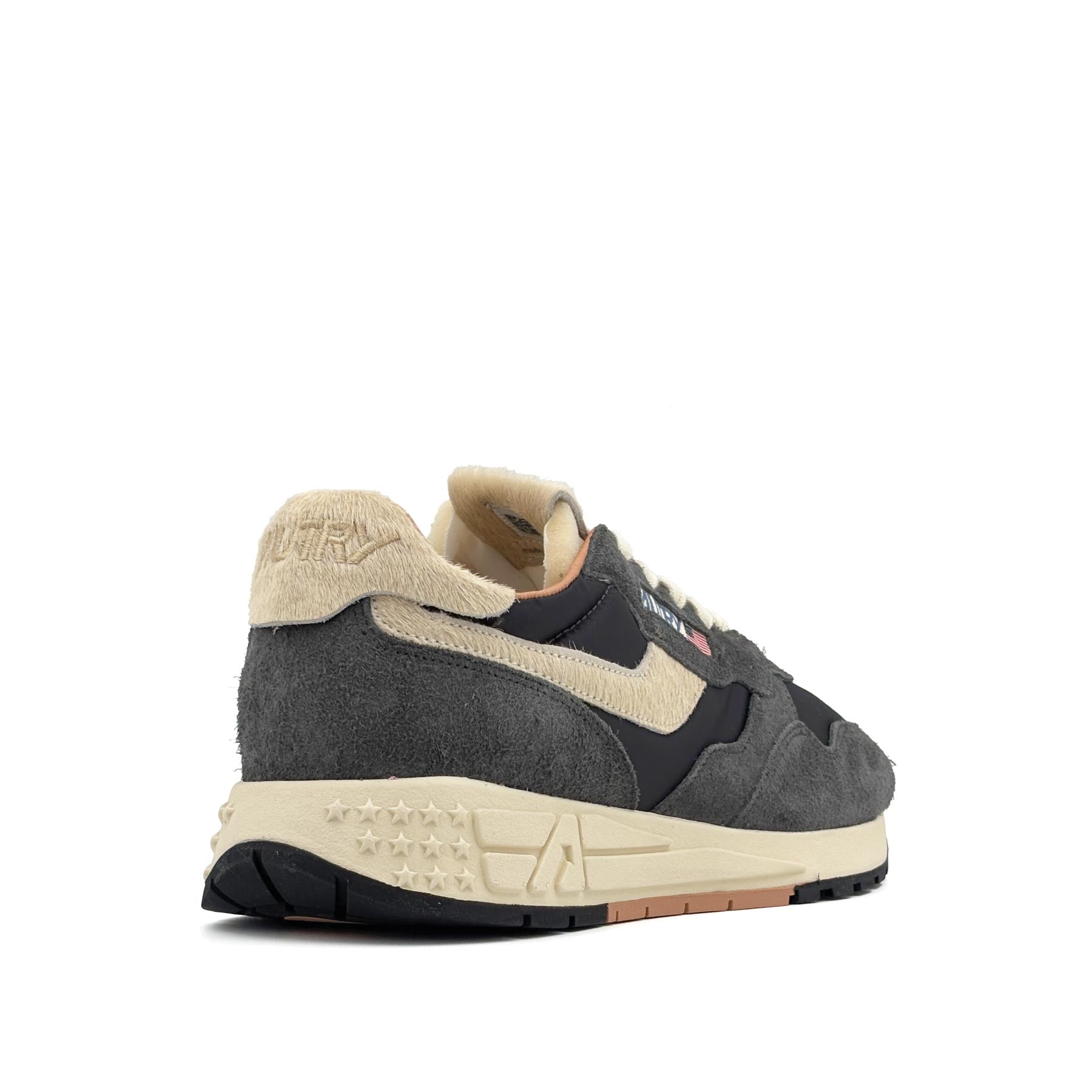Reelwind Low Man Suede Pony Peat and Nut