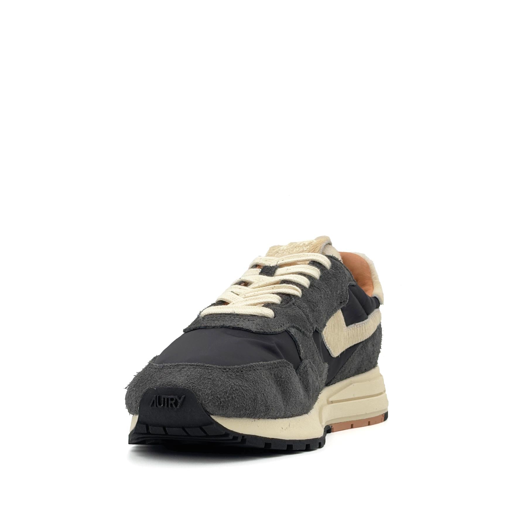 Reelwind Low Man Suede Pony Peat and Nut