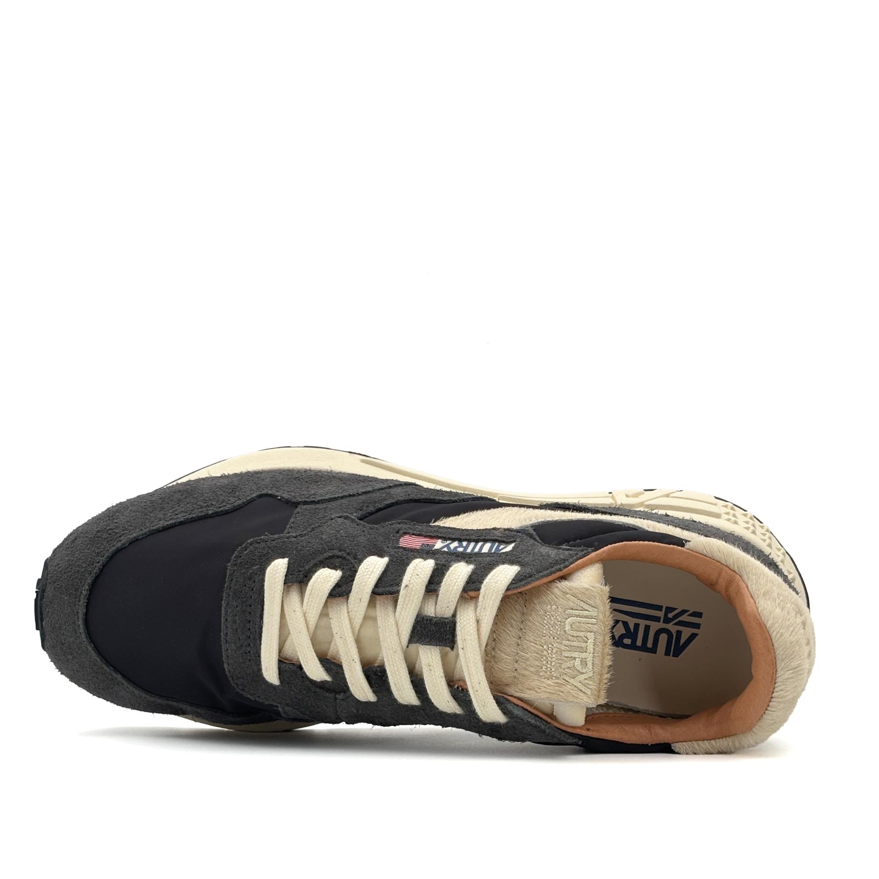 Reelwind Low Man Suede Pony Peat and Nut