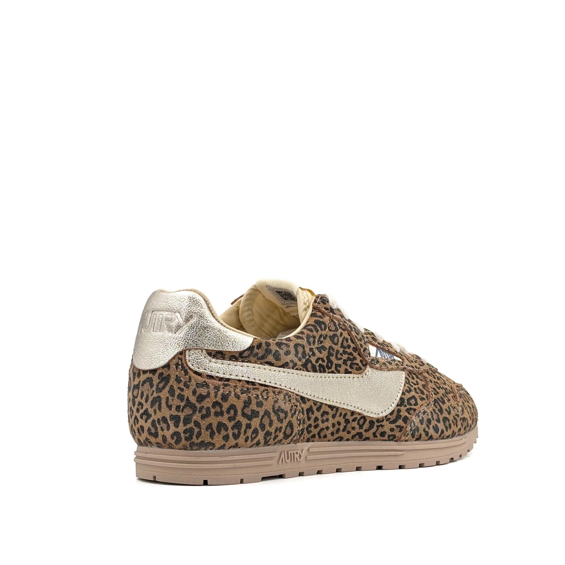 Windspin Low Women Suede Leopard Leo Platinum