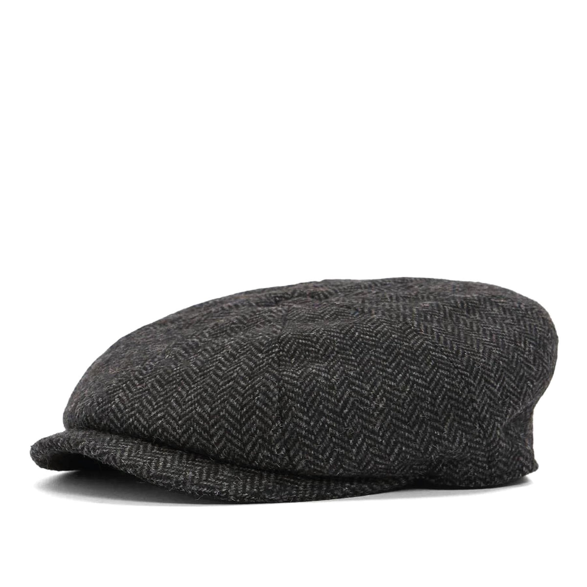 Fyne Tweed Baker Boy Cap Chracoal Grey