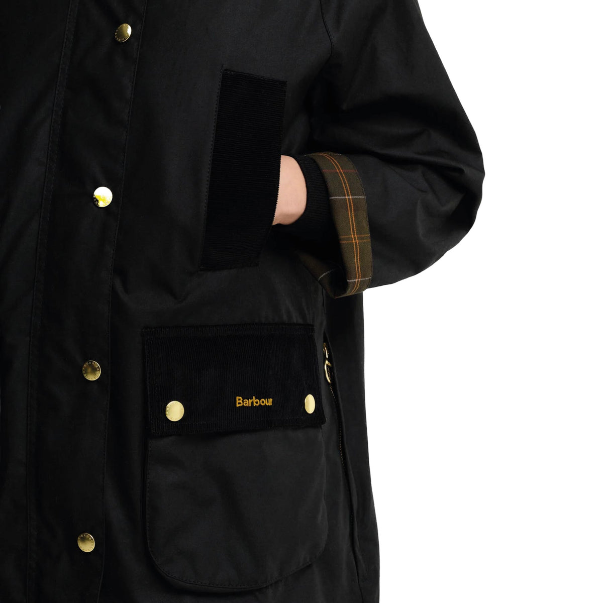 Icons Beaufort Wax Jacket Black Women
