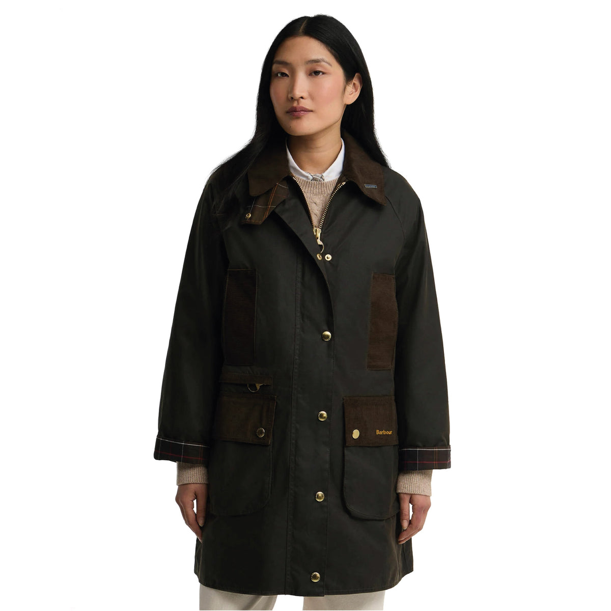 Icons Beaufort Wax Jacket Olive Women