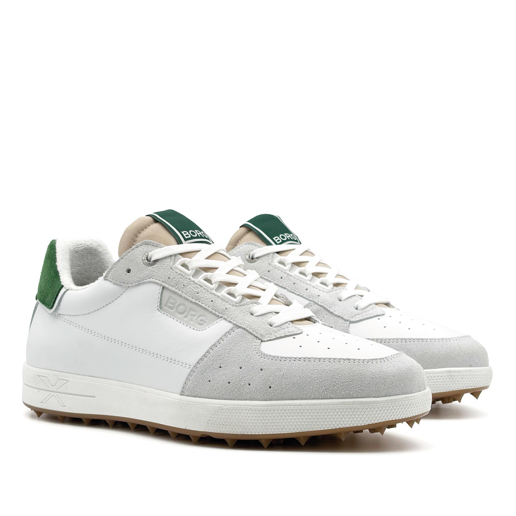 Baseline Golf White Dark Green