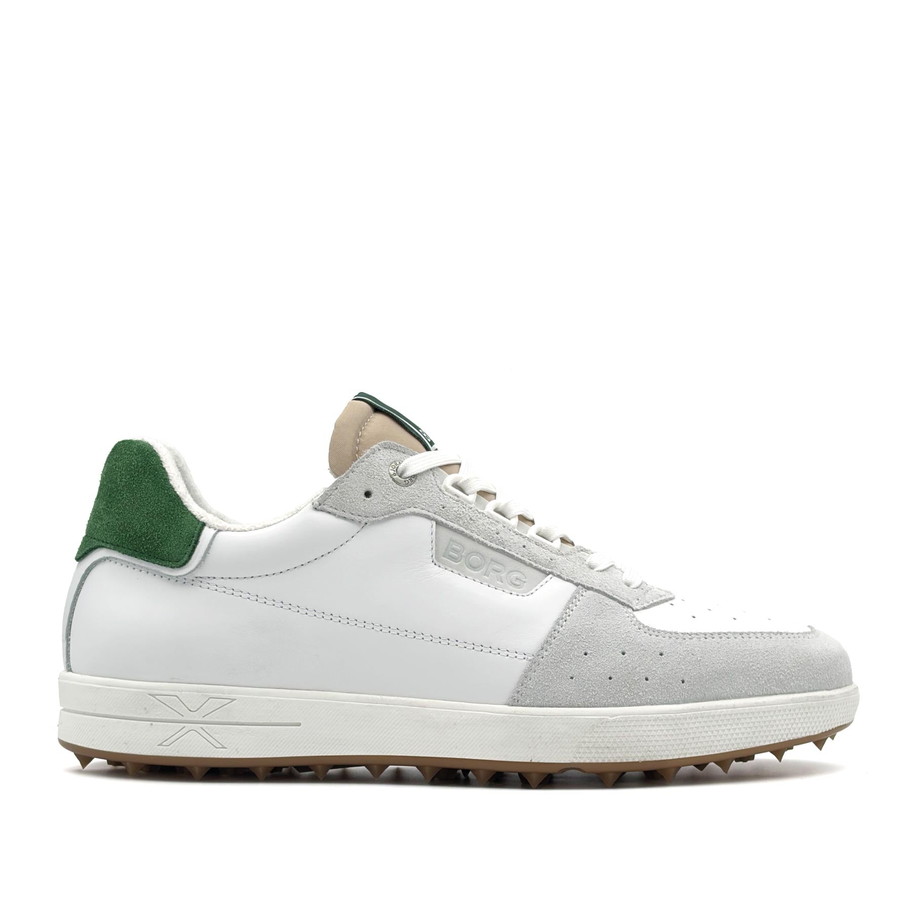 Baseline Golf White Dark Green