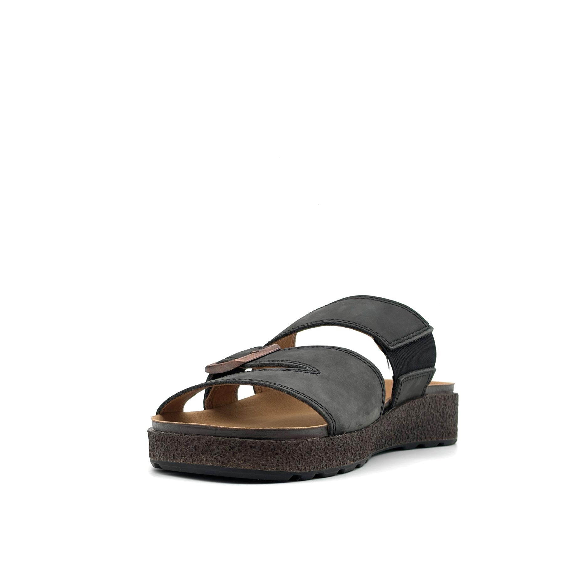 2693 Aerocork Sandal Rustic Black