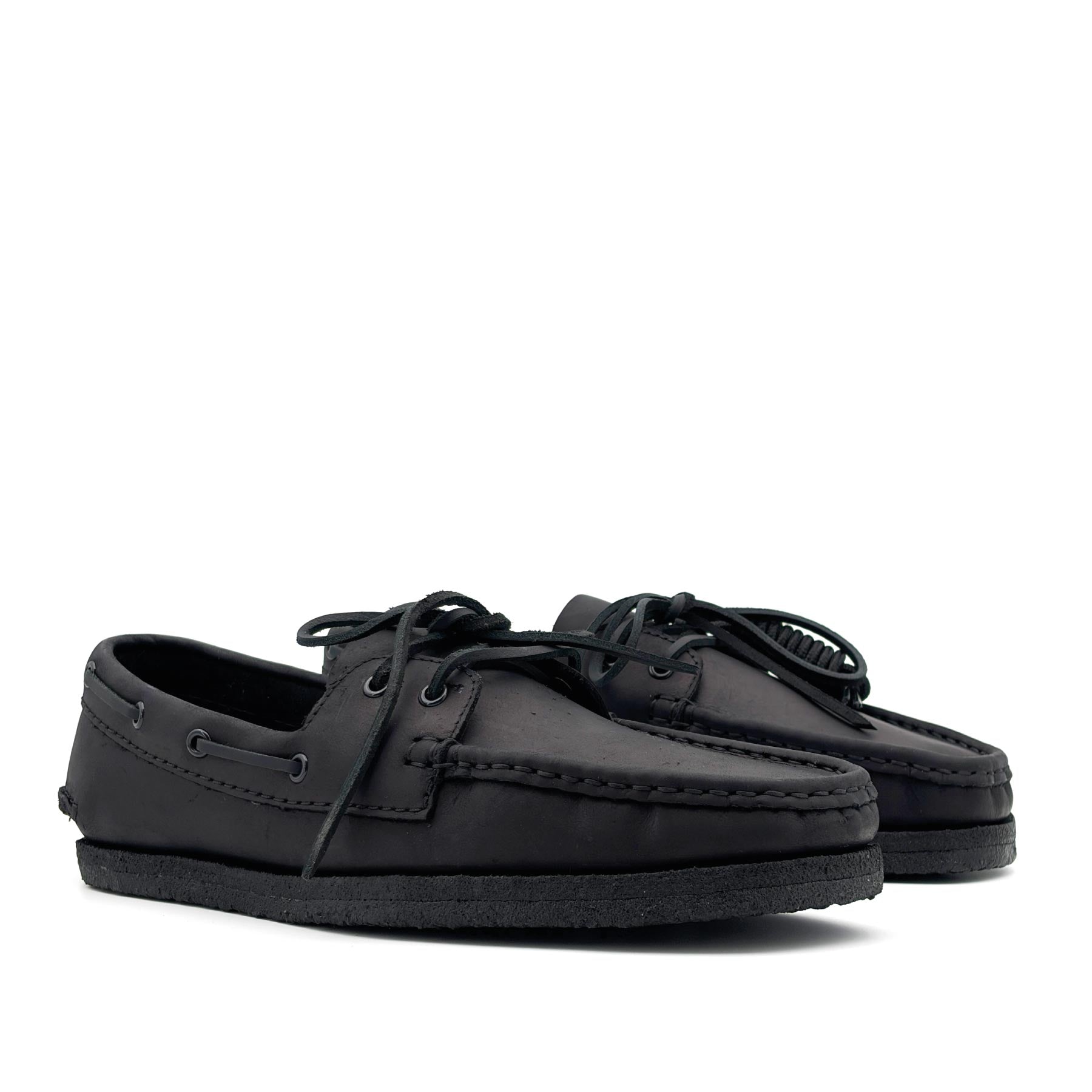 Godney Boat G Black Leather