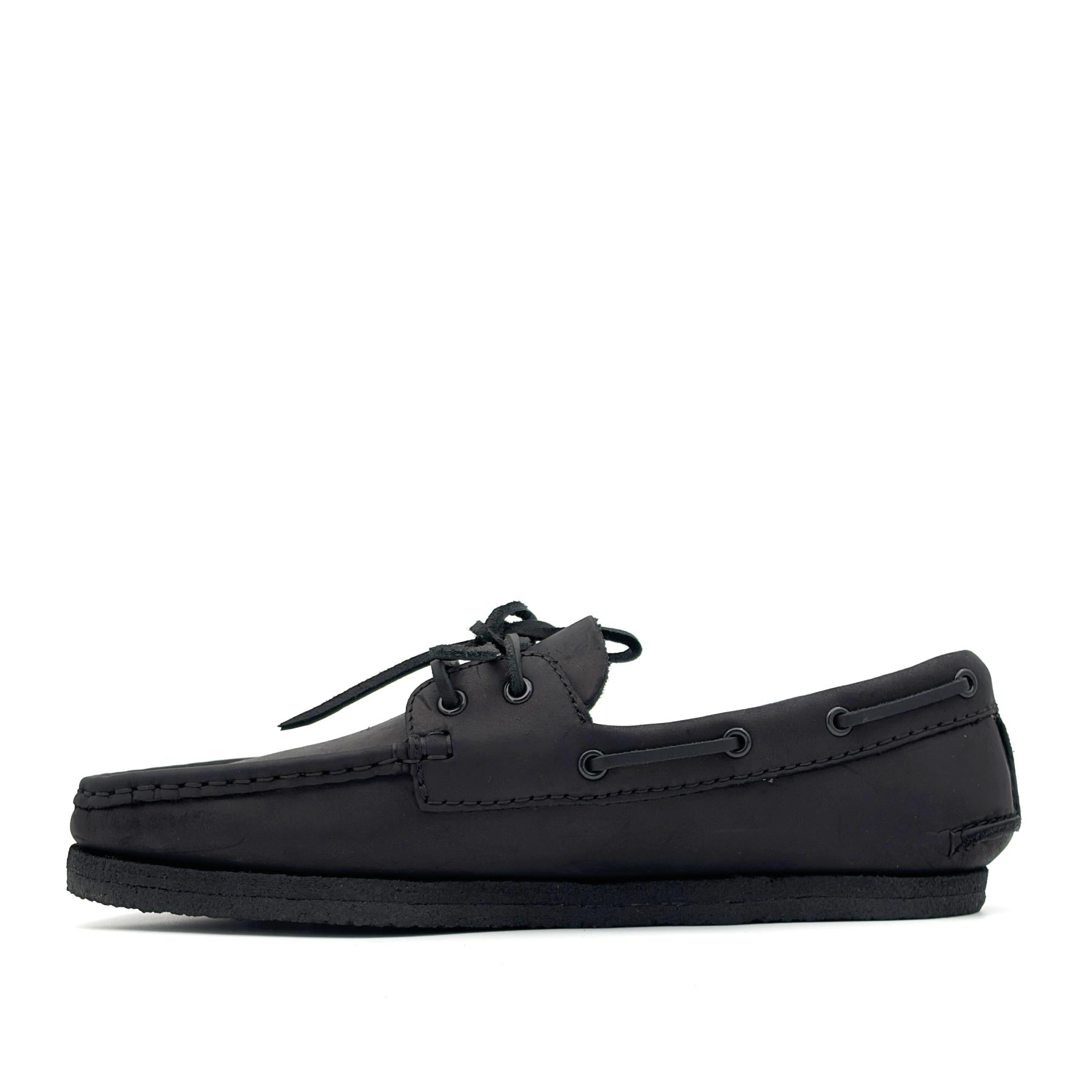 Godney Boat G Black Leather