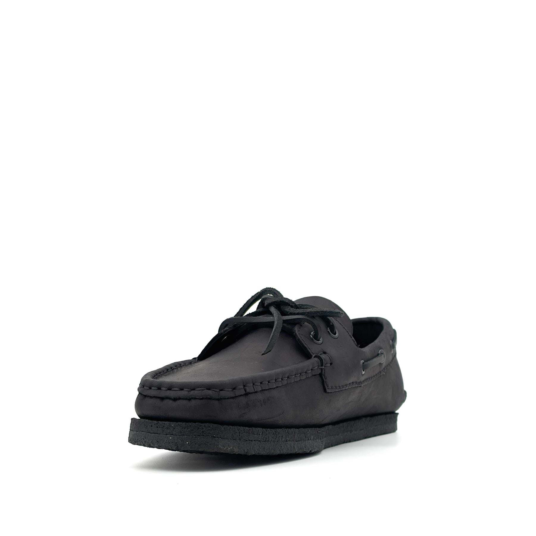 Godney Boat G Black Leather