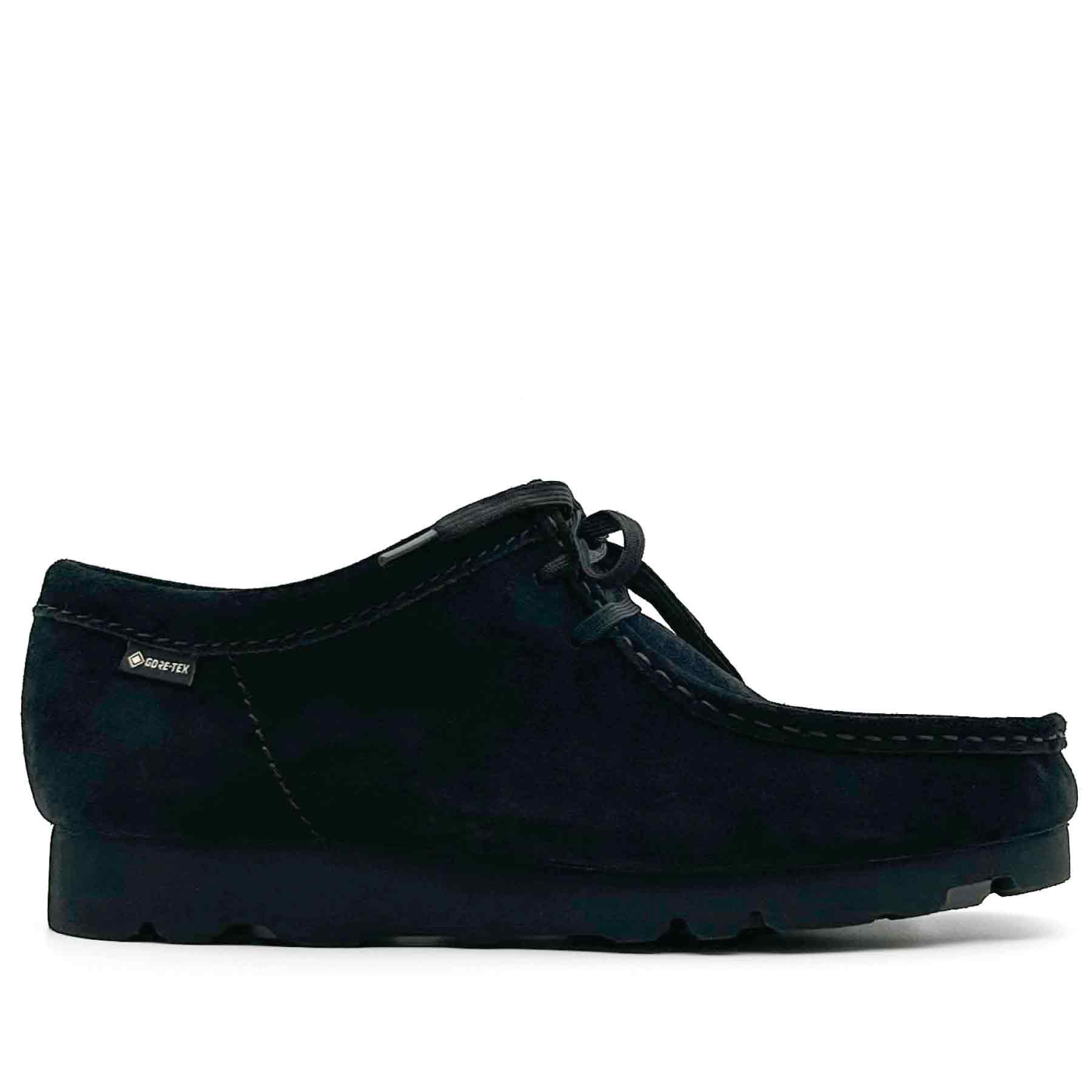 Clarks Originals Wallabee Black Suede - SKOBAREN