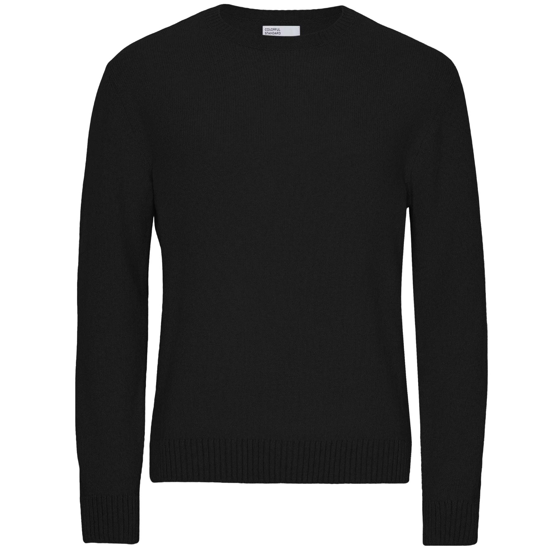 Classic Merino Wool Crew Deep Black