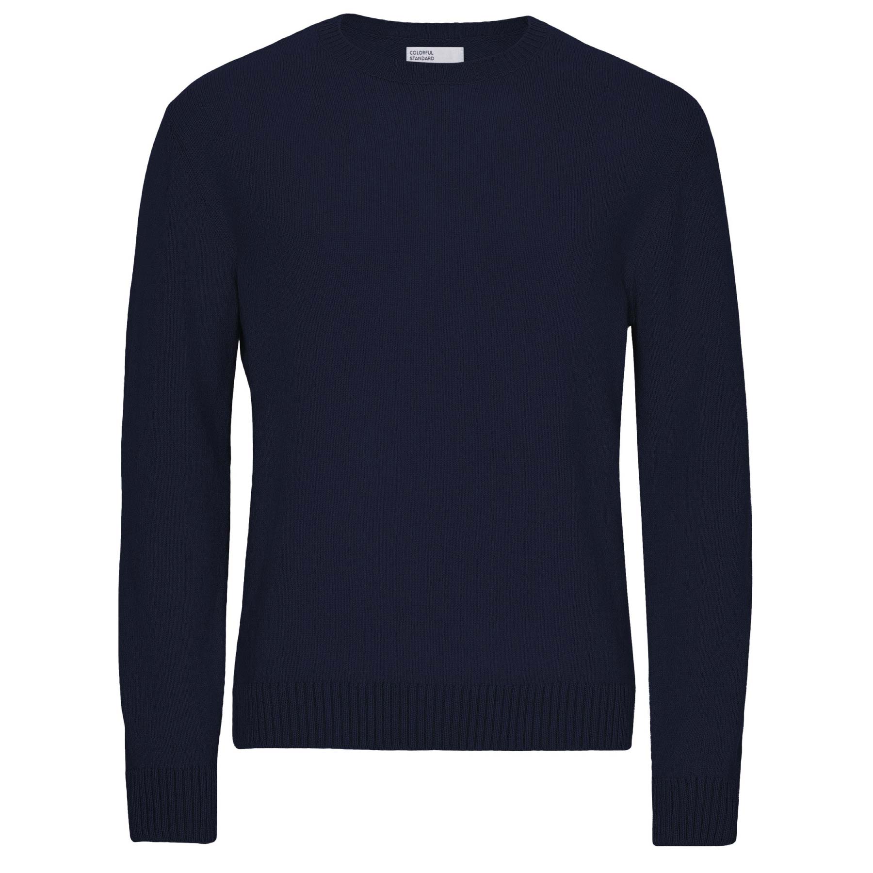 Classic Merino Wool Crew Navy Blue