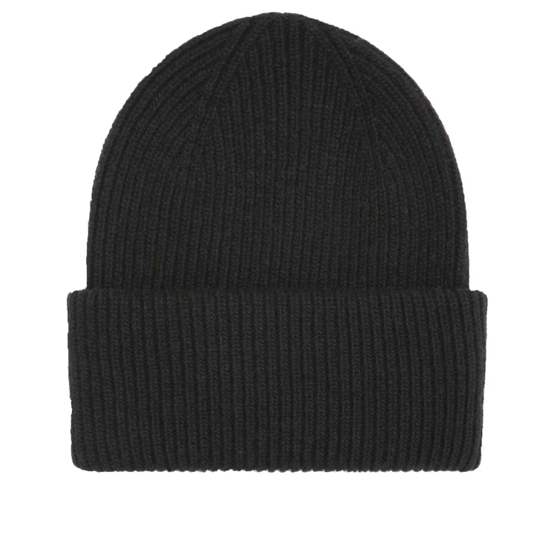 Merino Wool Hat Deep Black