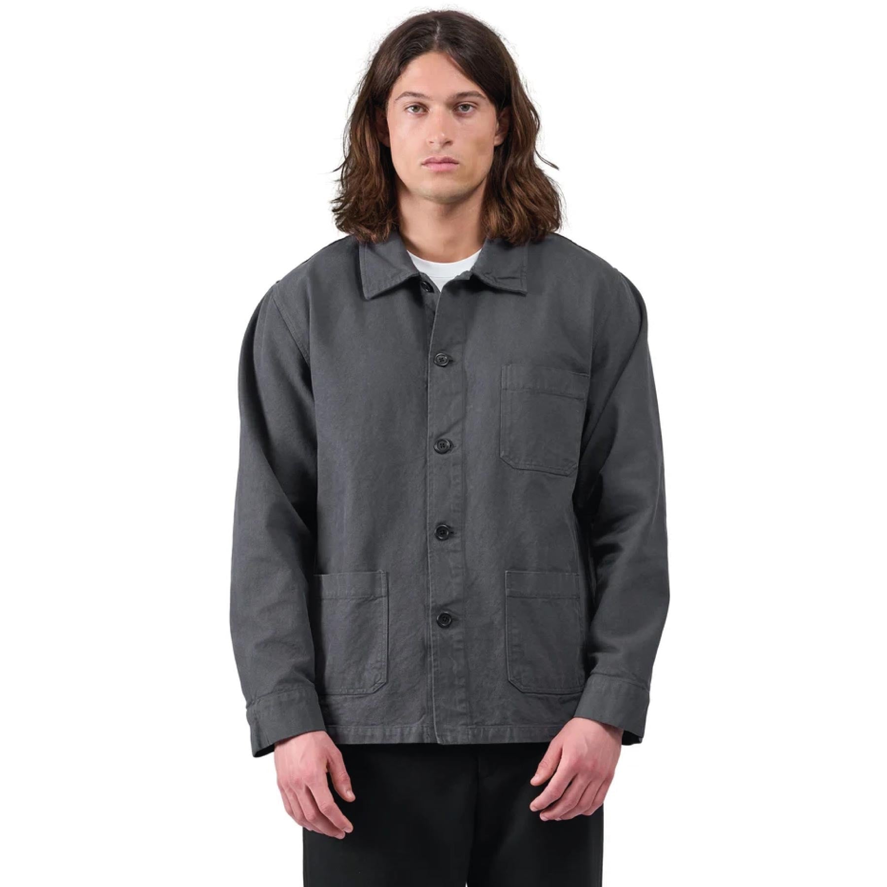 Organic Workwear Jacket Lava Grey