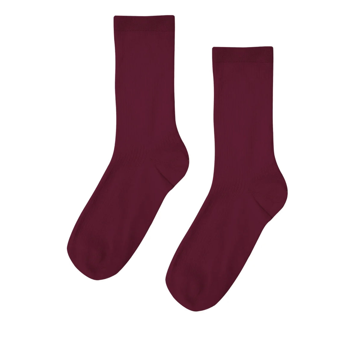 Women Classic Organic Sock Oxblood Red